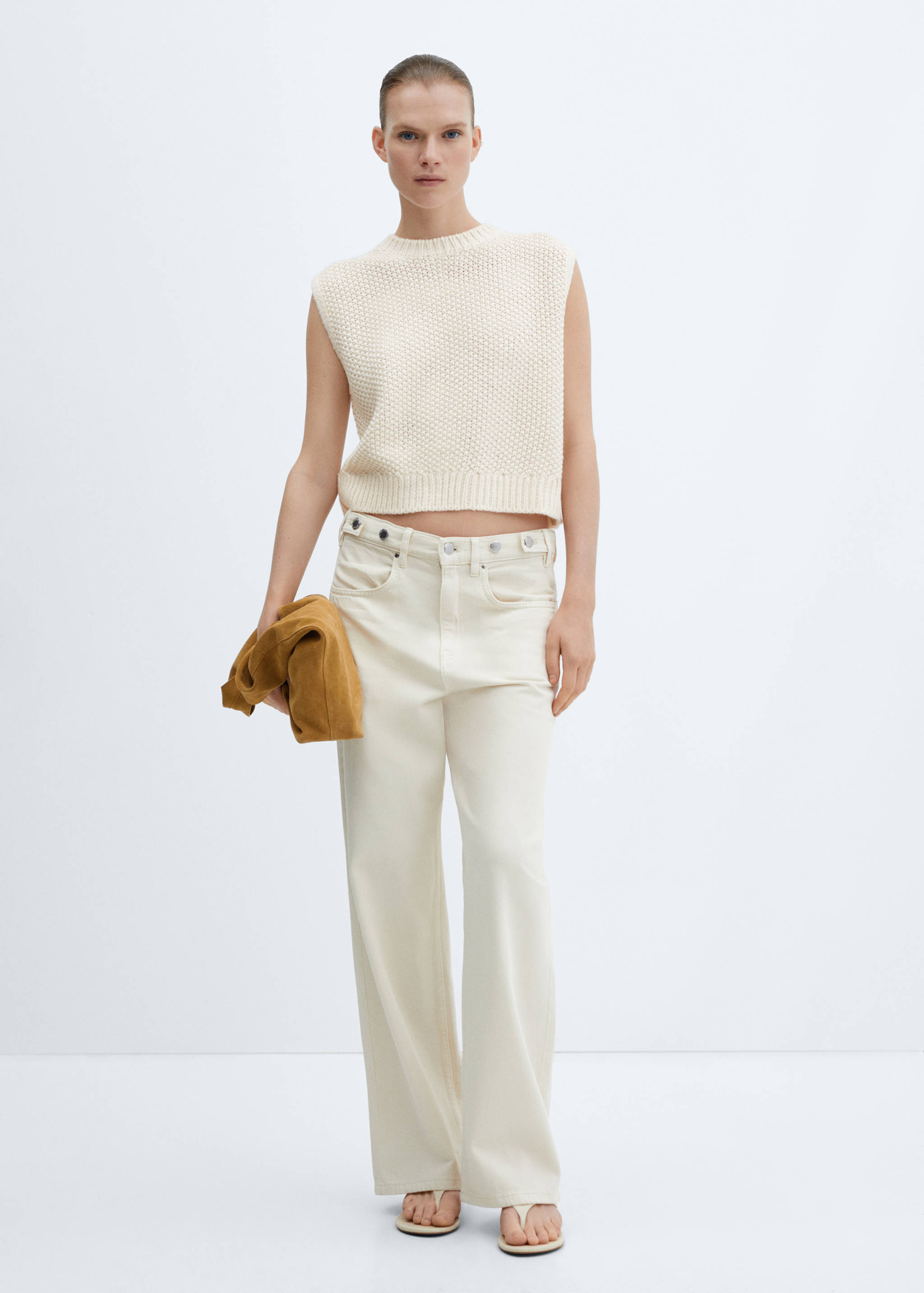 Chunky-knit vest - General plane
