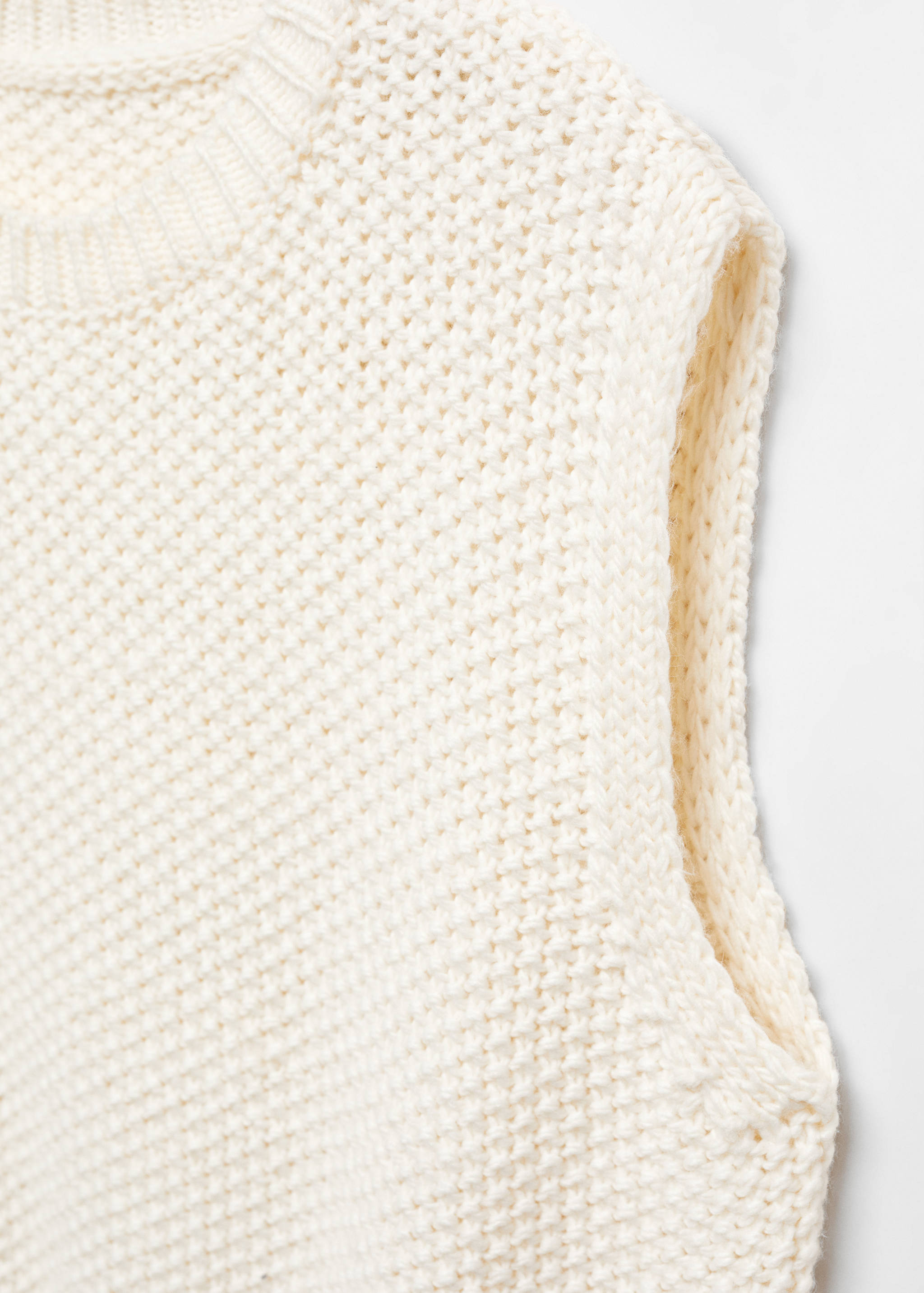 Chunky-knit vest - Details of the article 8
