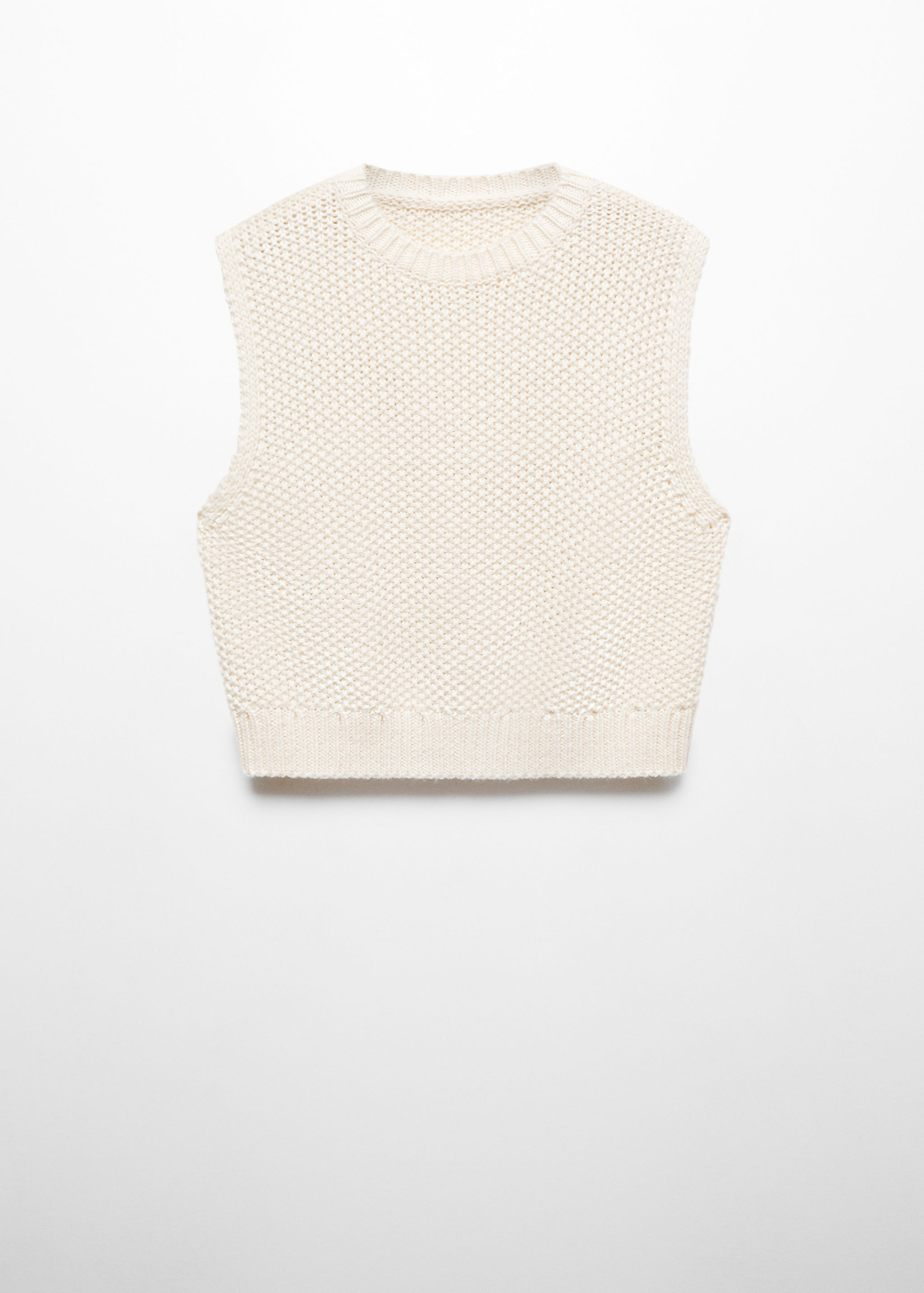 Chunky-knit gilet - Article without model