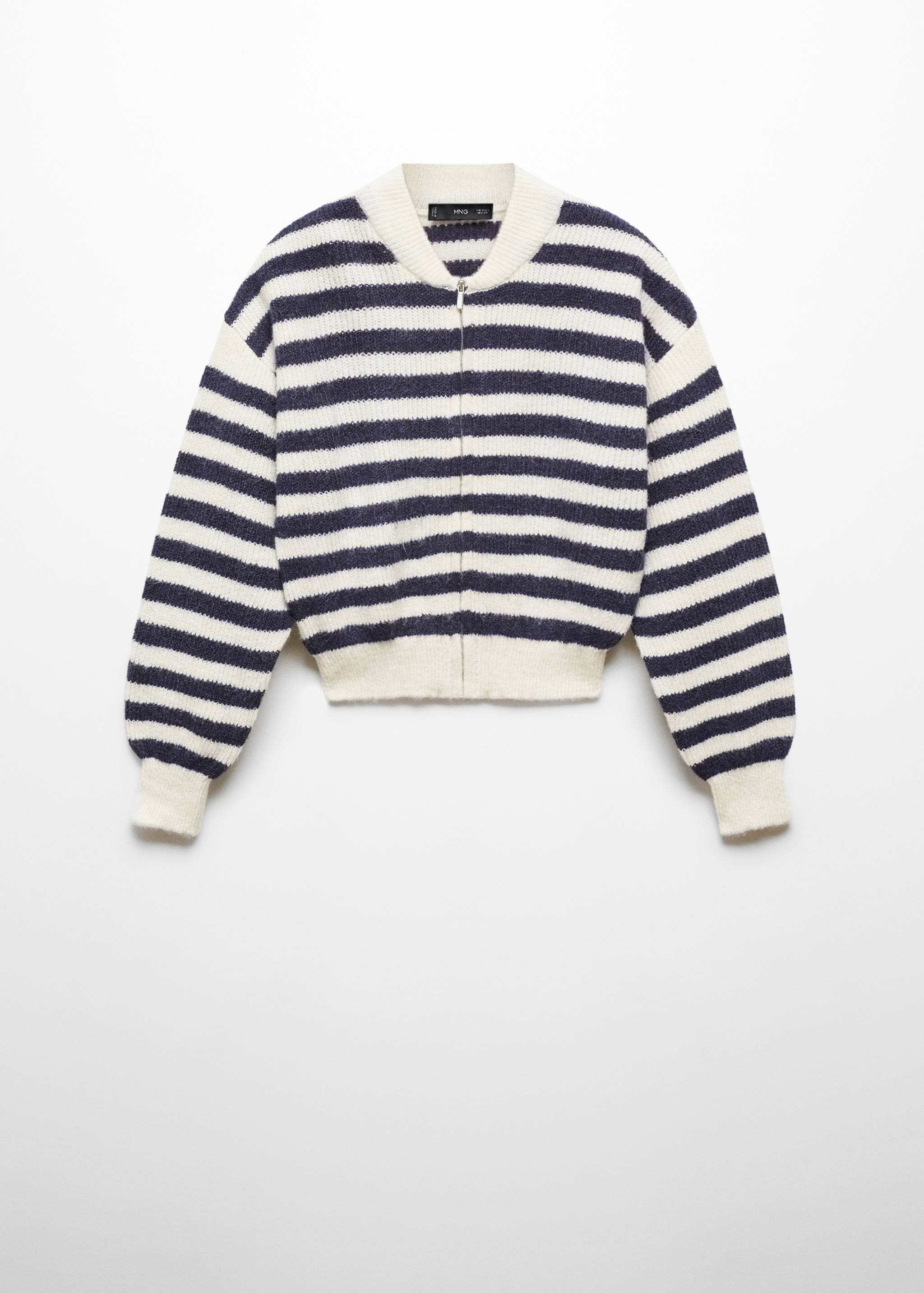 Cipzáras, kötött kardigán - Termék modell nélkül