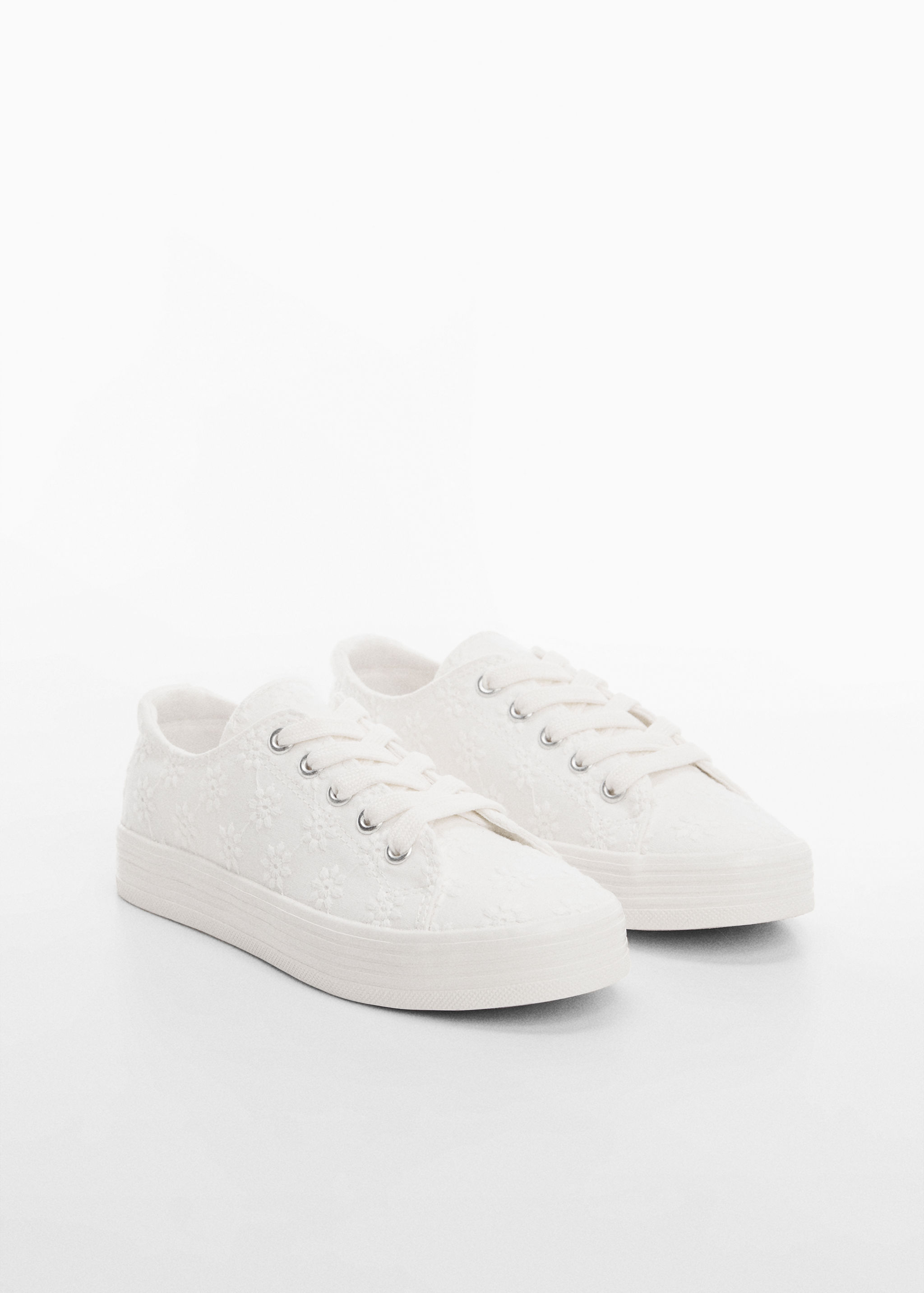 Embroidered sneakers - Medium plane