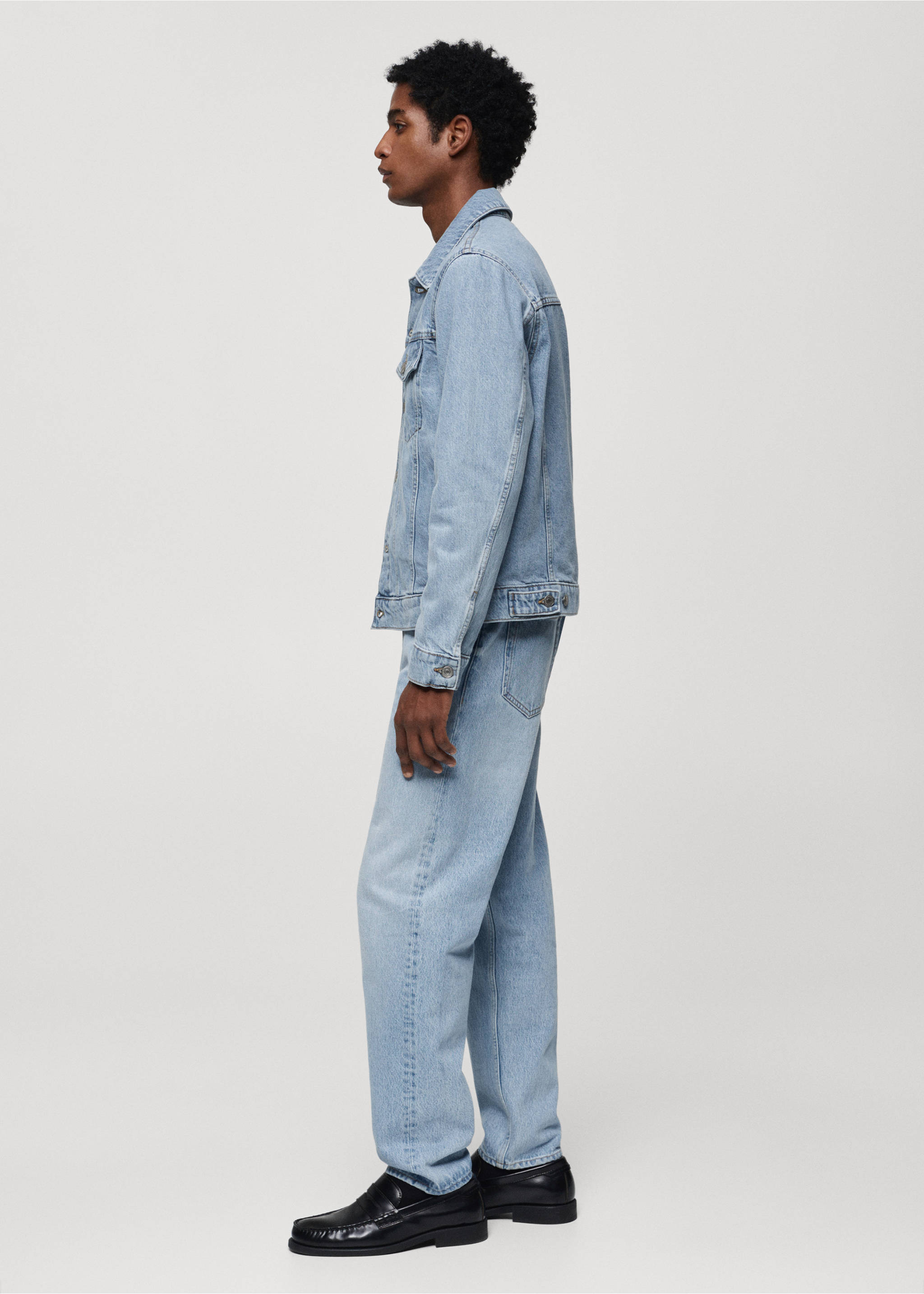 Blouson jean poches - Détail de l'article 2, Bleu clair. Ref: 67064440-00.