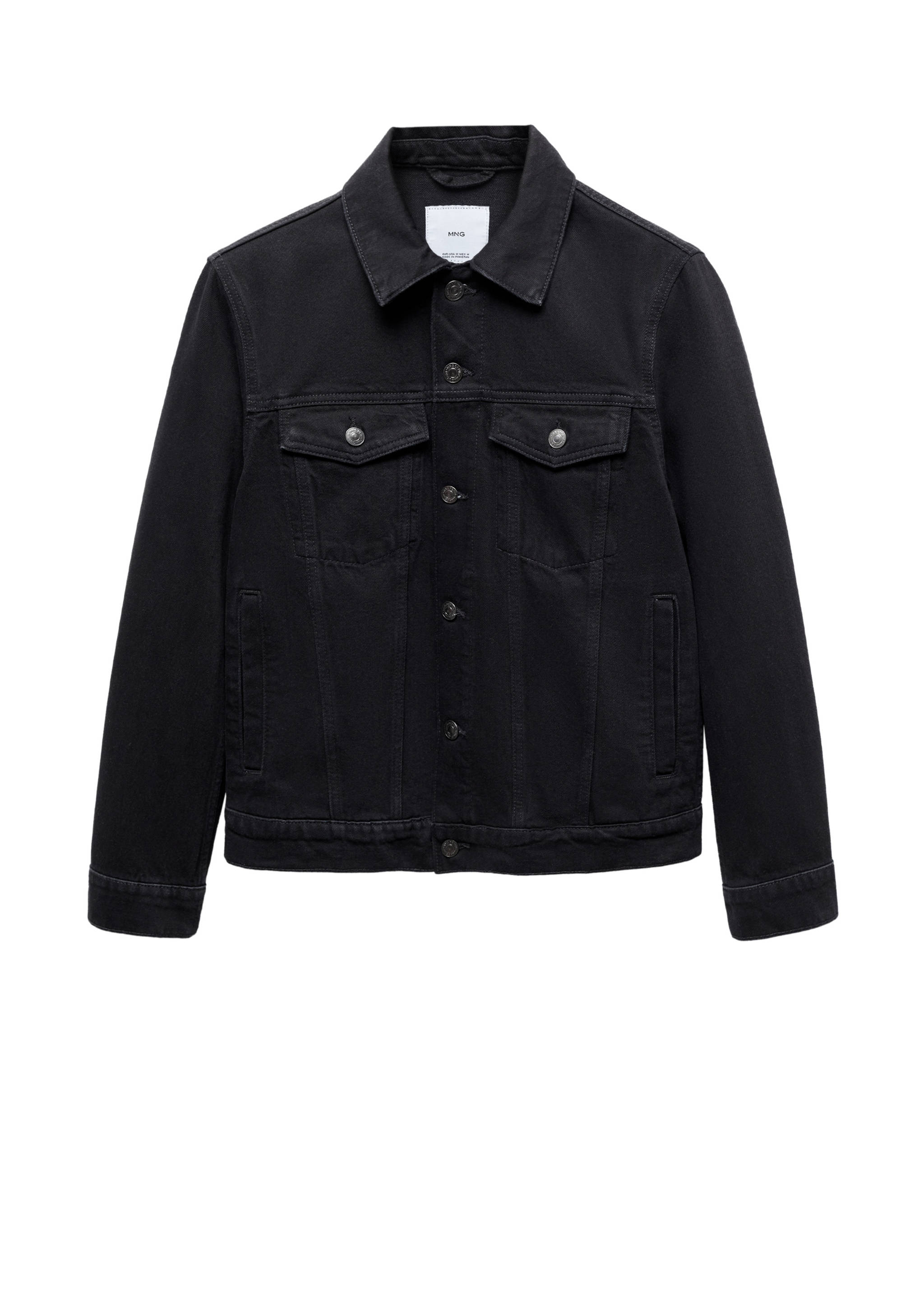 Blouson jean poches - Détail de l'article 9, Black denim. Ref: 67064441-00.