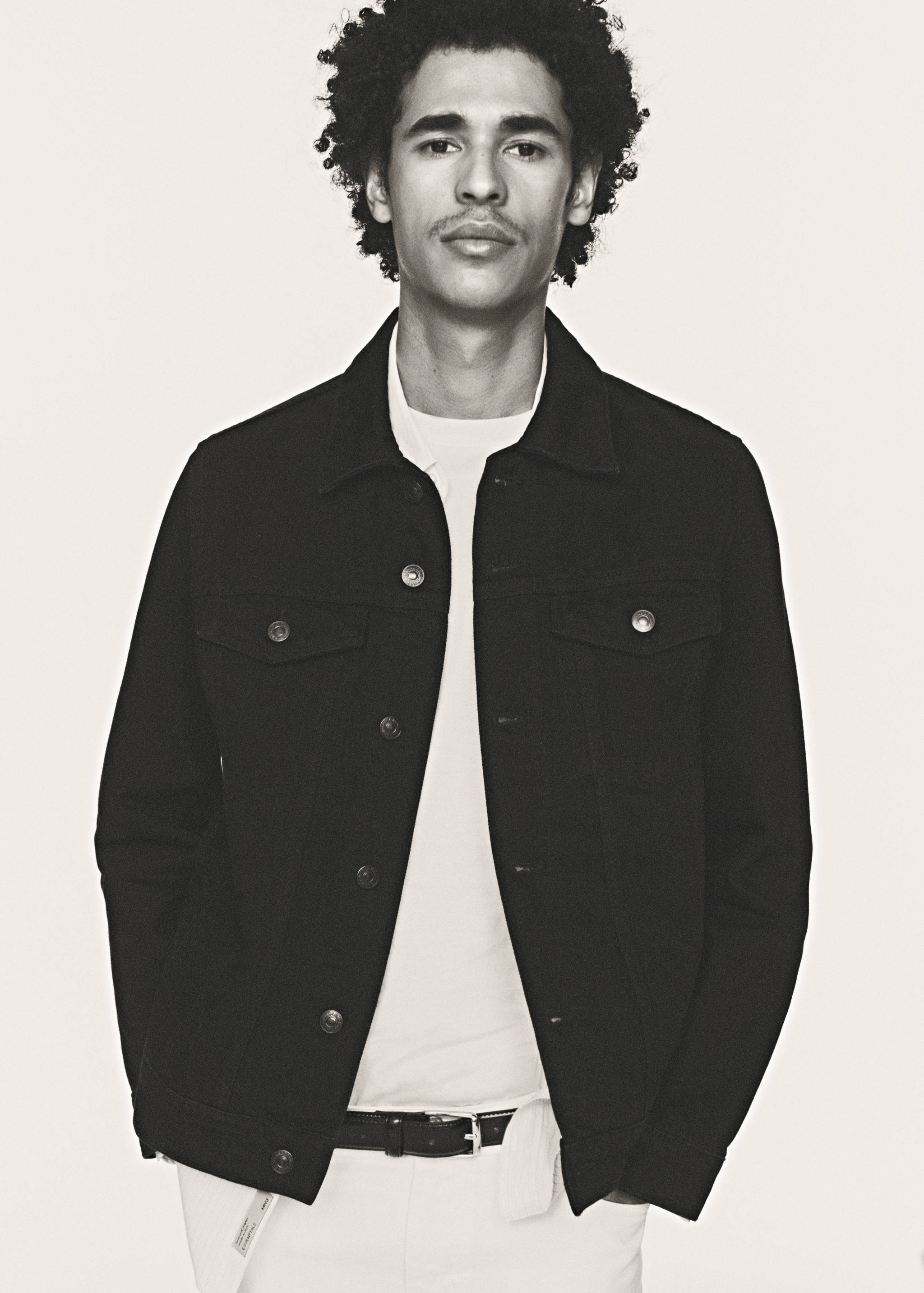 Blouson jean poches - Détail de l'article 5, Black denim. Ref: 67064441-00.