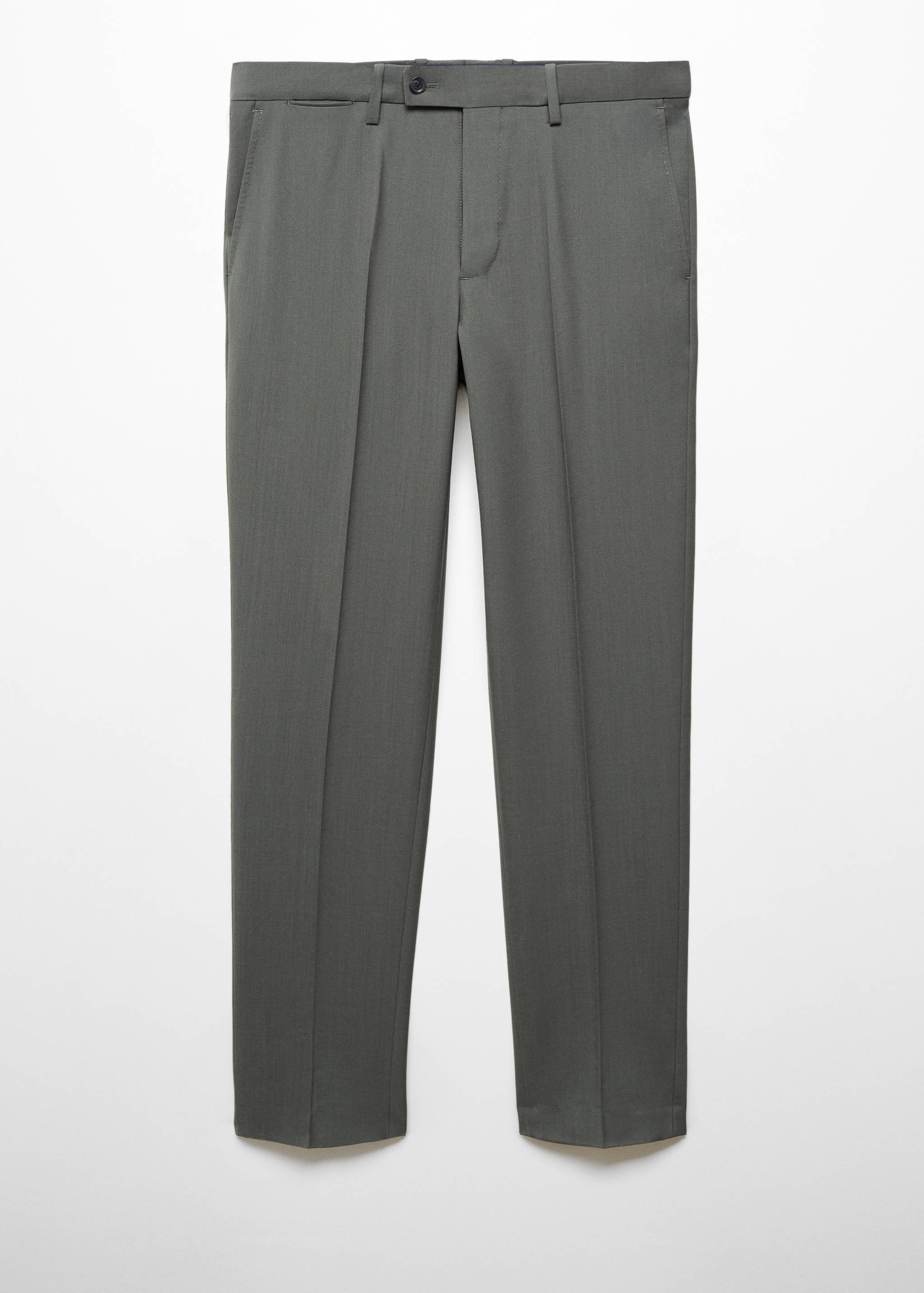 Slim fit wool suit pants - Article without model
