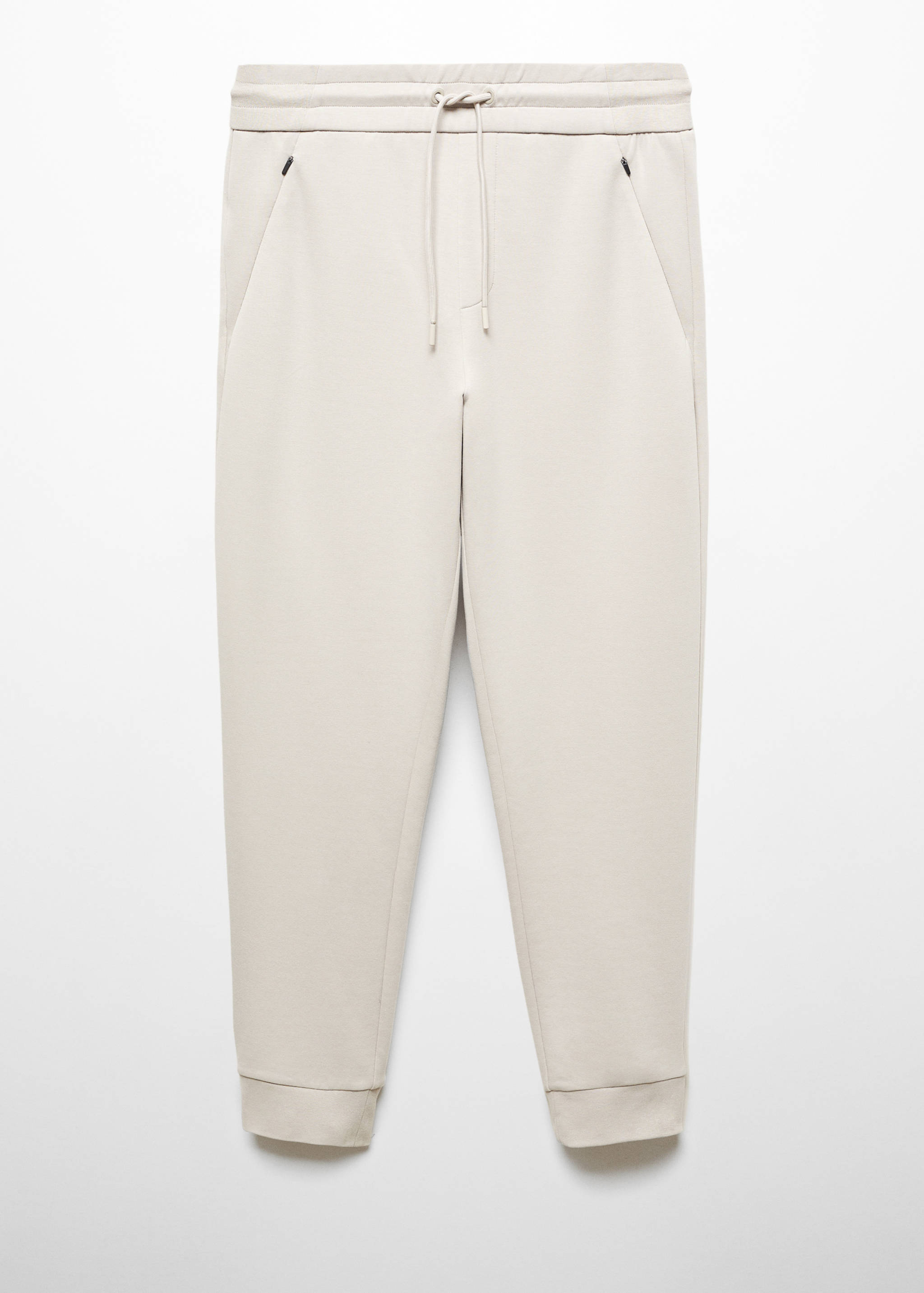 Kalhoty jogger se šňůrkou z funkční látky - Zboží bez modelu