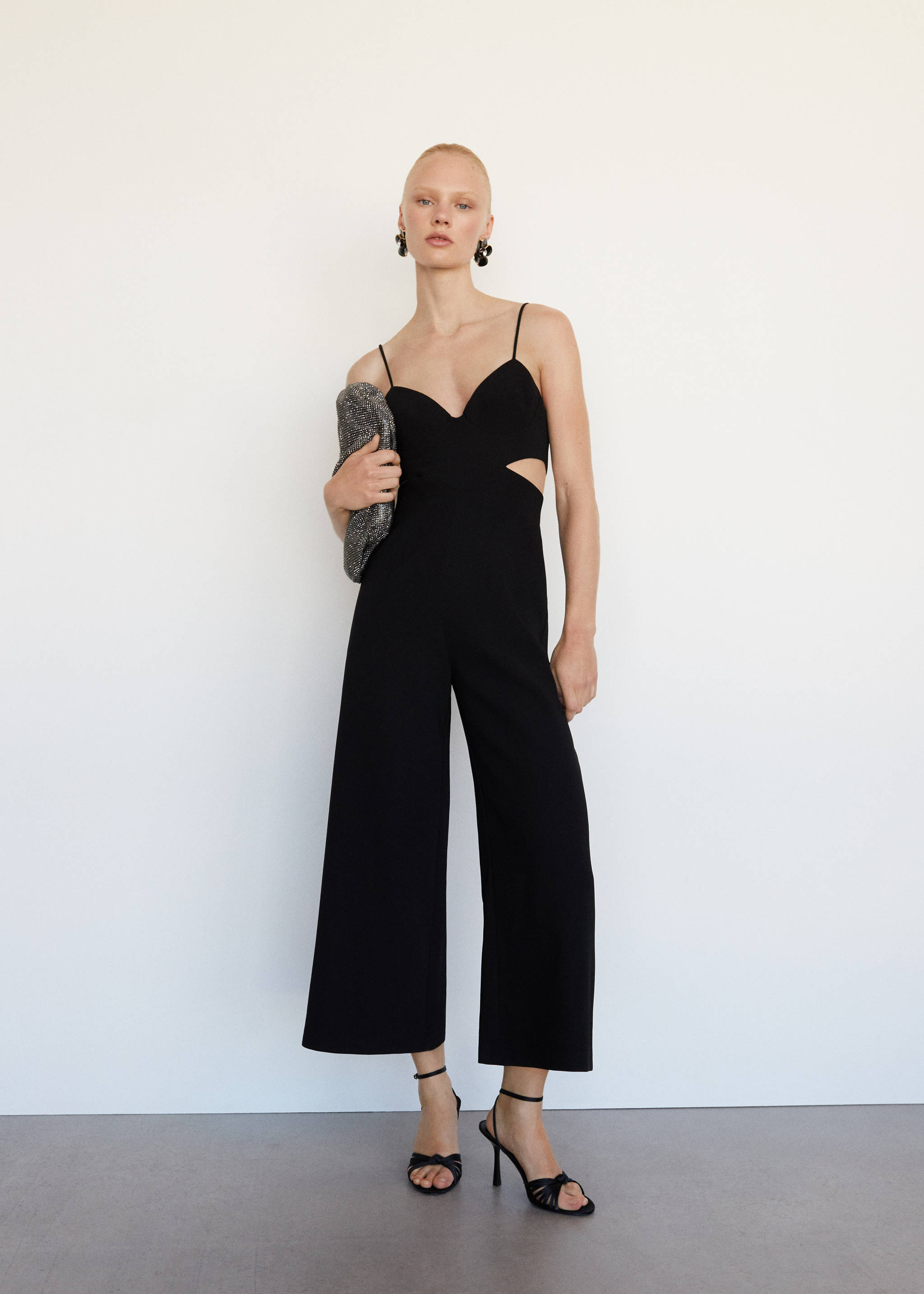 Strappy heeled sandals - General plane, Black. Ref: 67064455-00.