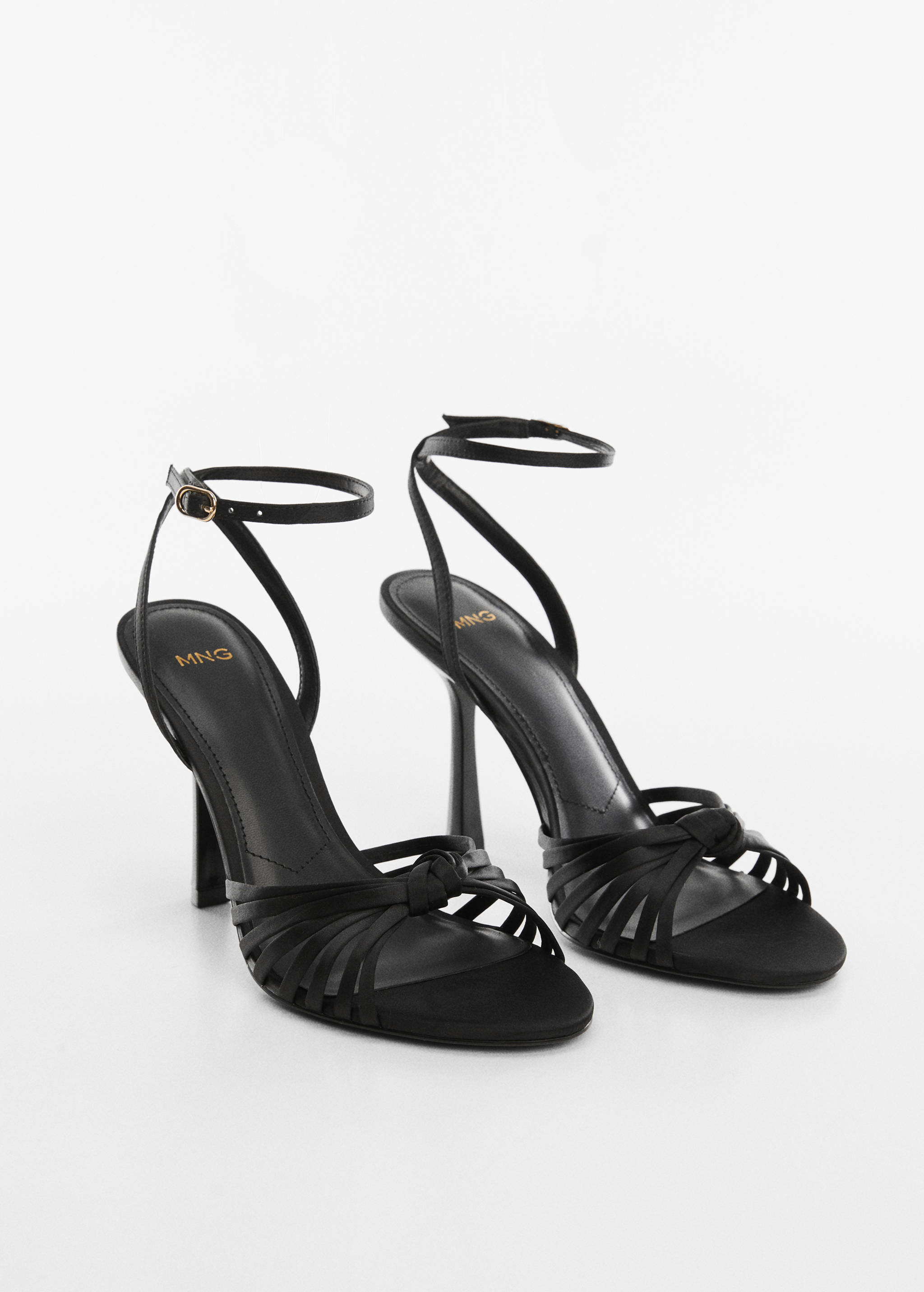 Strappy heeled sandals - Medium plane