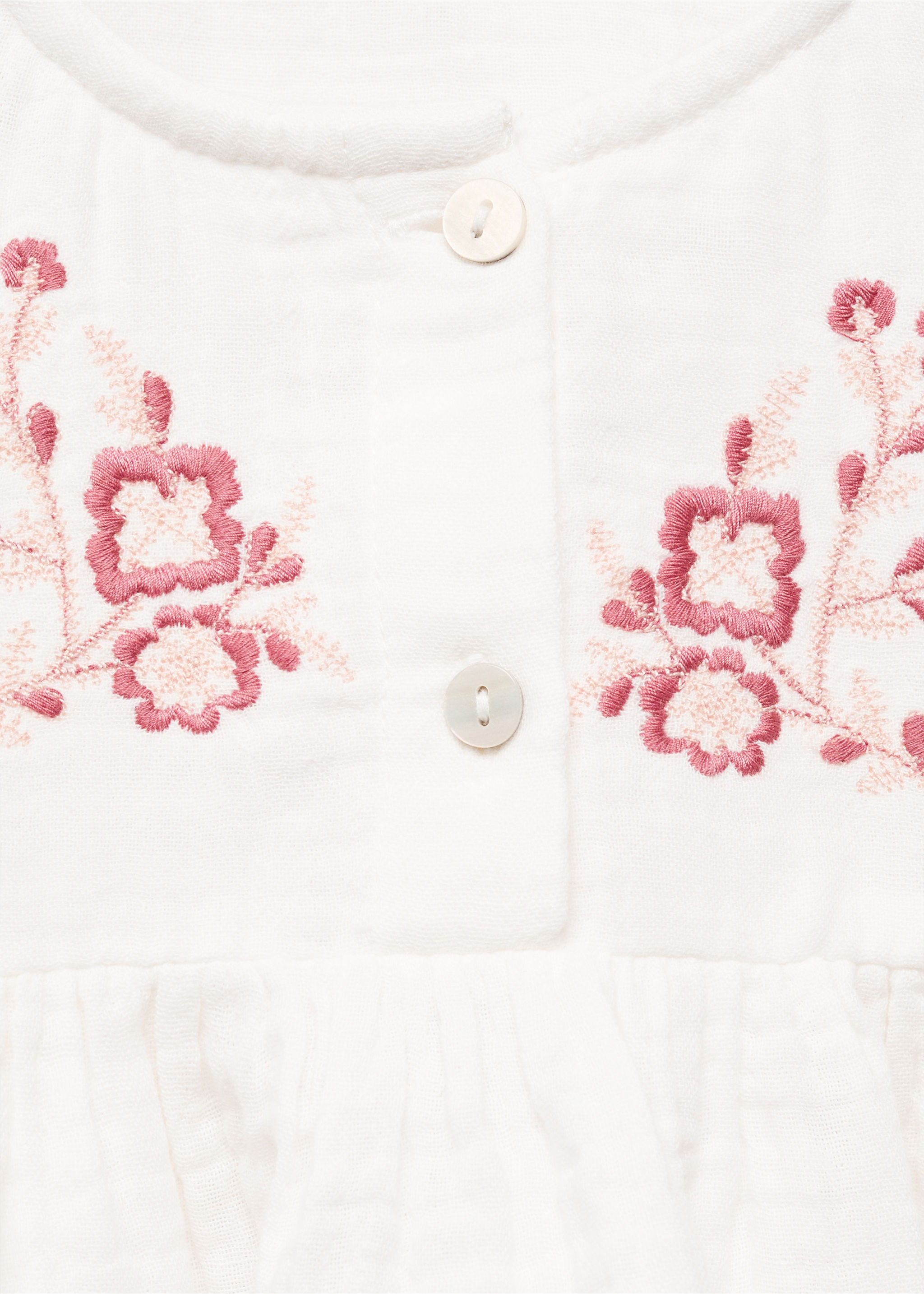 Cotton embroidered blouse - Details of the article 8