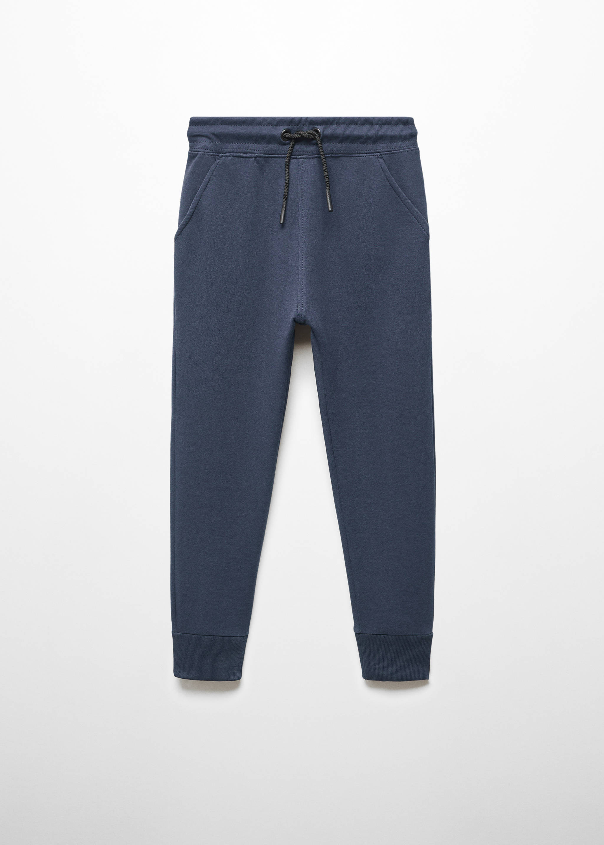 Plush-cotton jogger trousers - Article without model