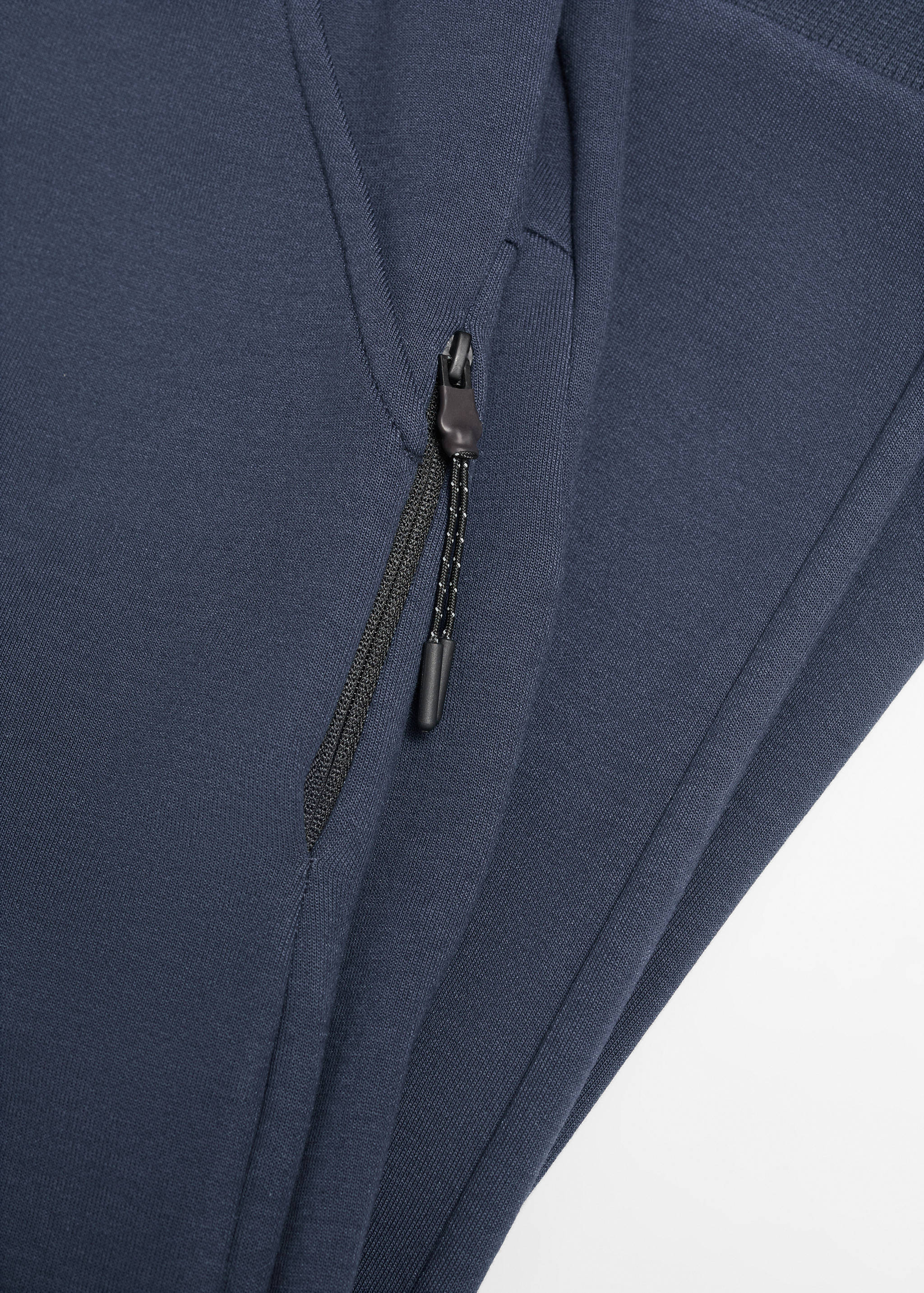 Plush-cotton jogger trousers - Details of the article 8