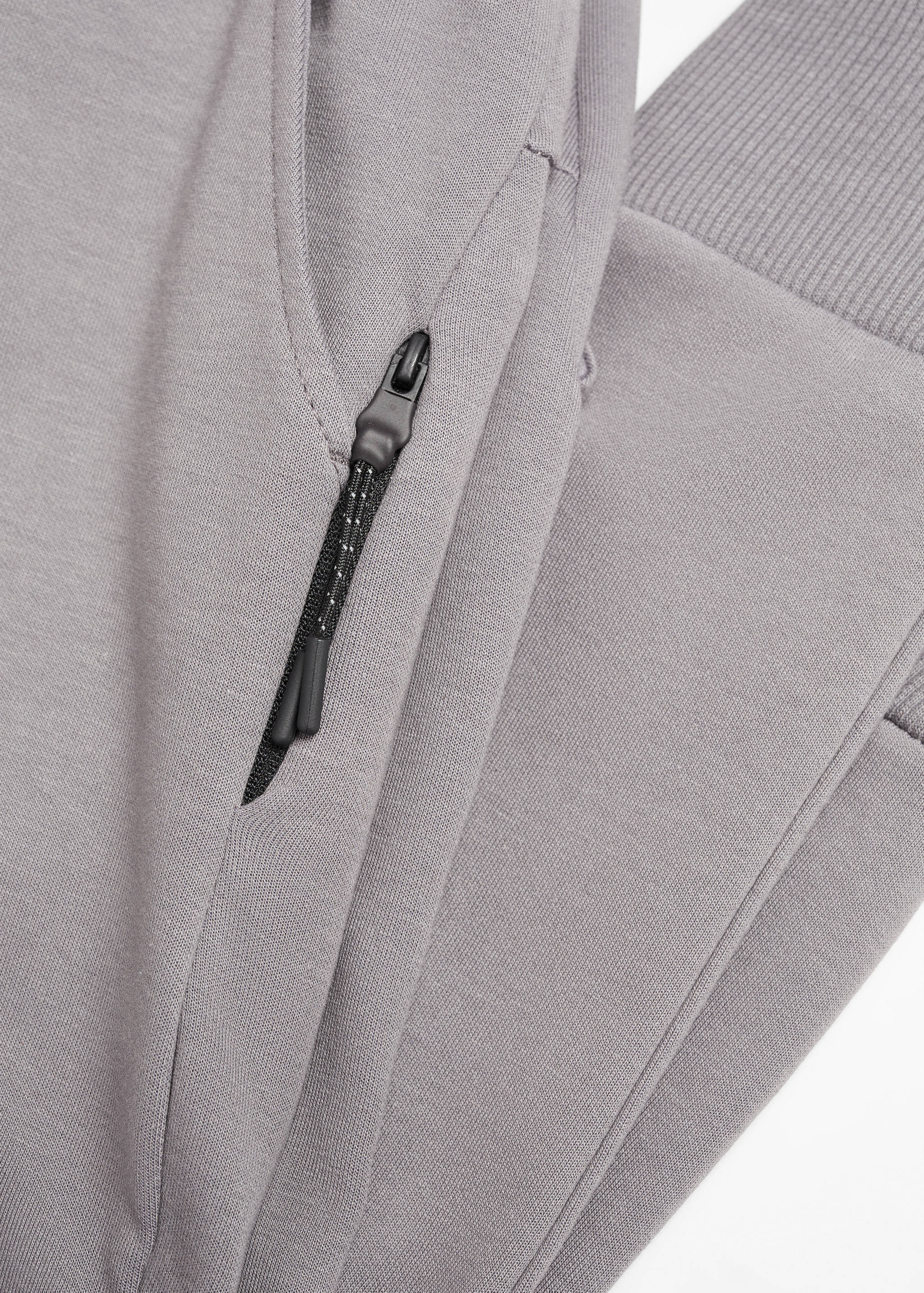 Plush-cotton jogger trousers - Details of the article 8