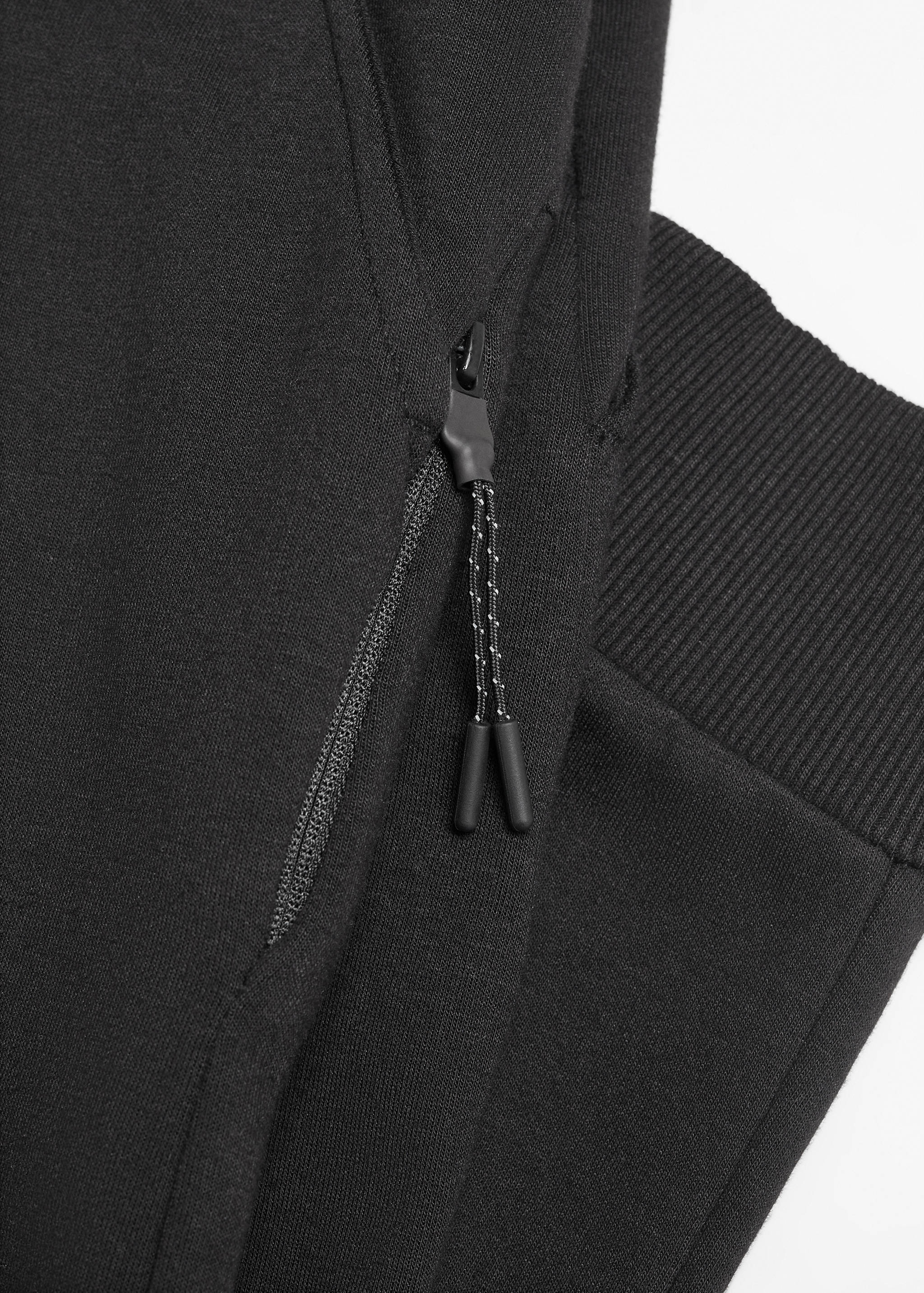 Plush-cotton jogger trousers - Details of the article 8