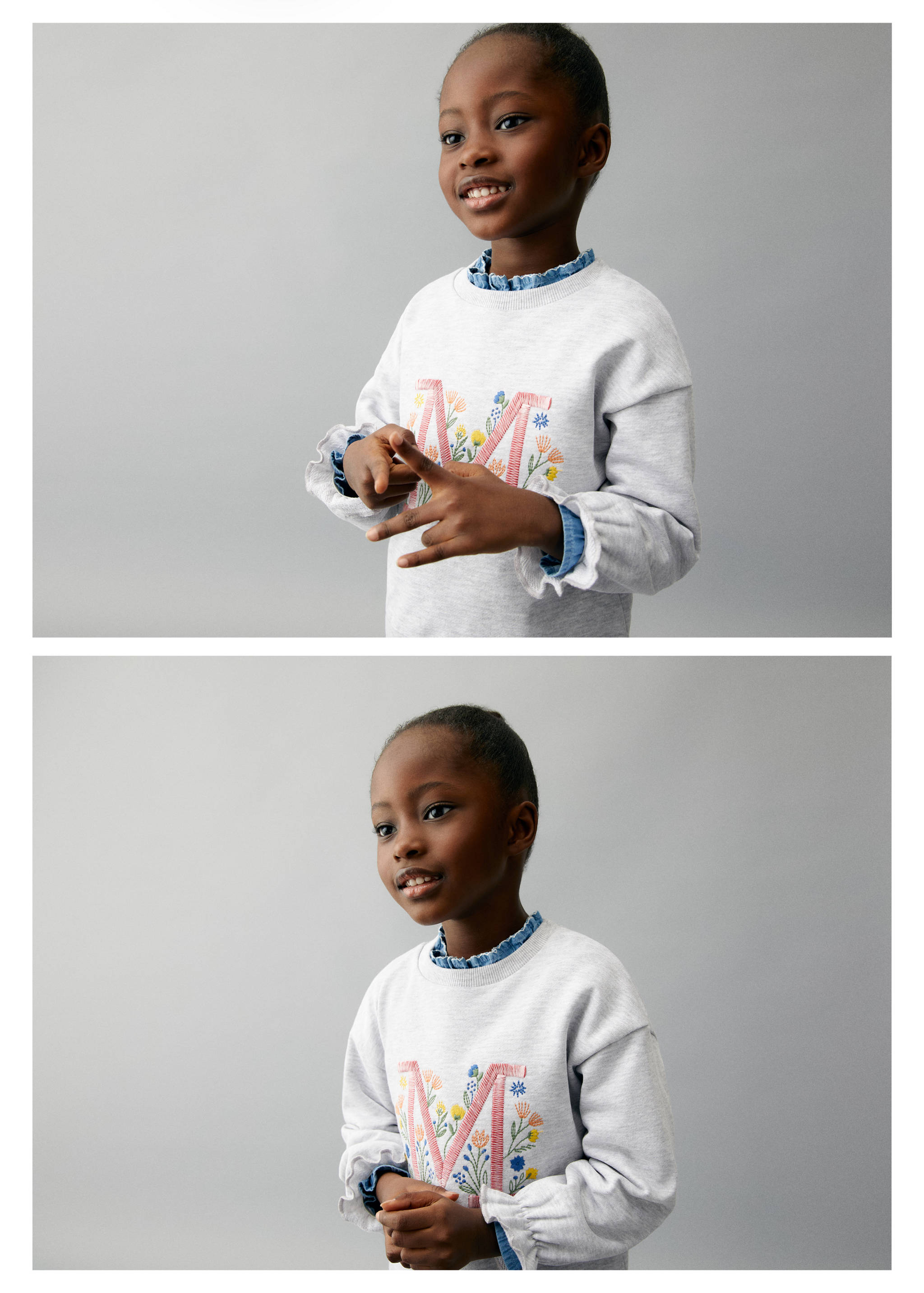 Embroidered printed hoodie - Details of the article 5