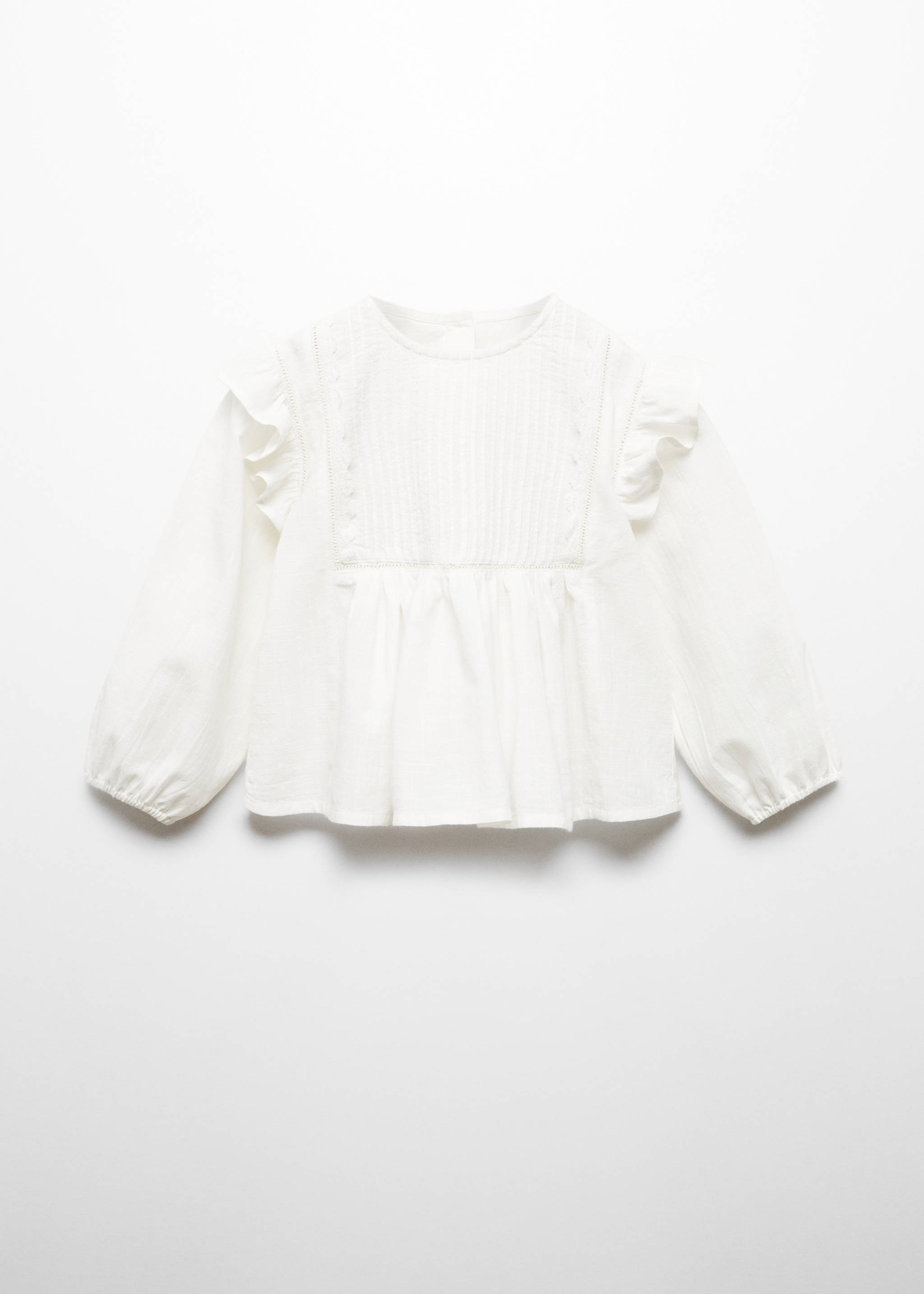Ruffled cotton blouse - Article without model