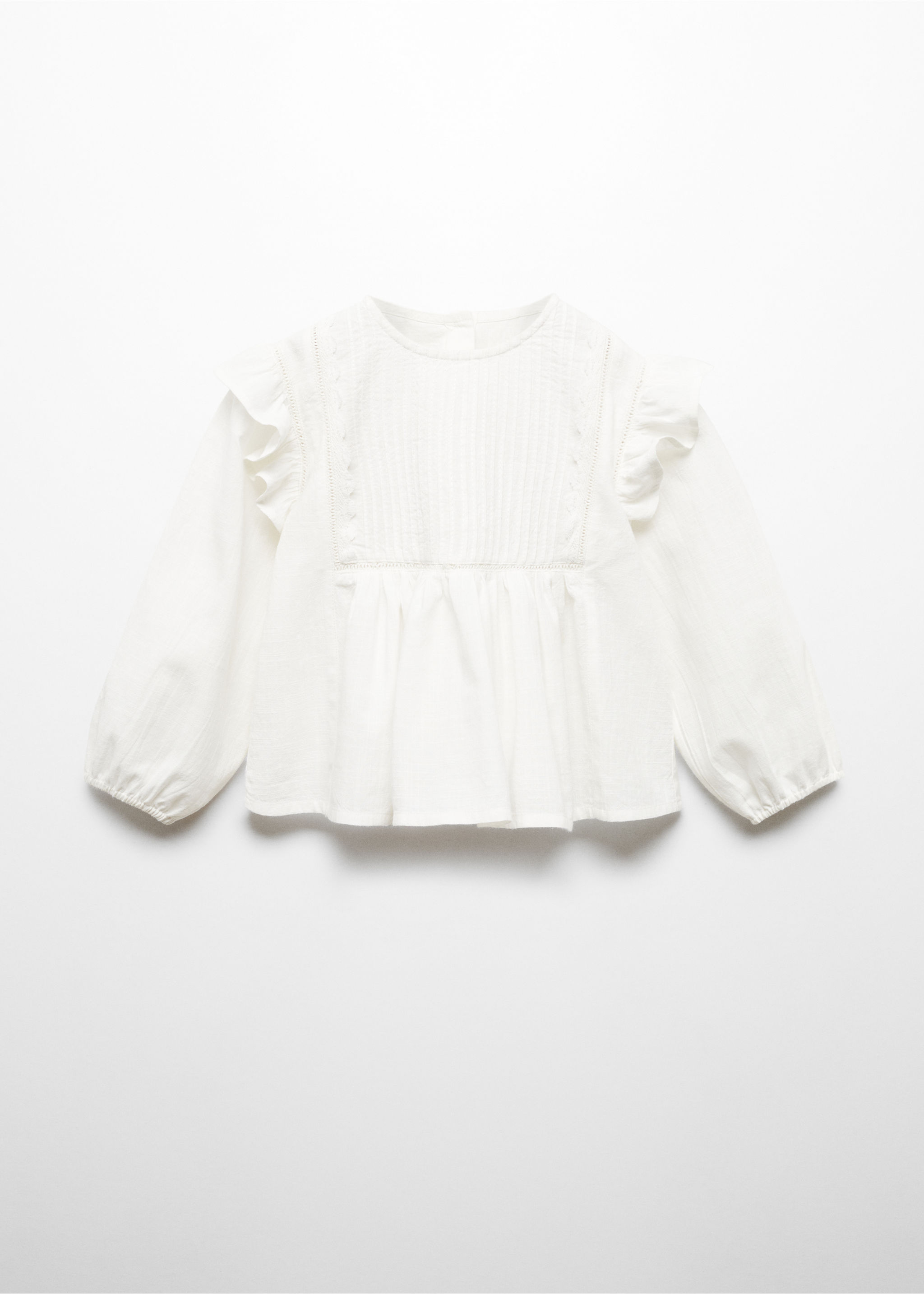 Ruffled cotton blouse - Article without model