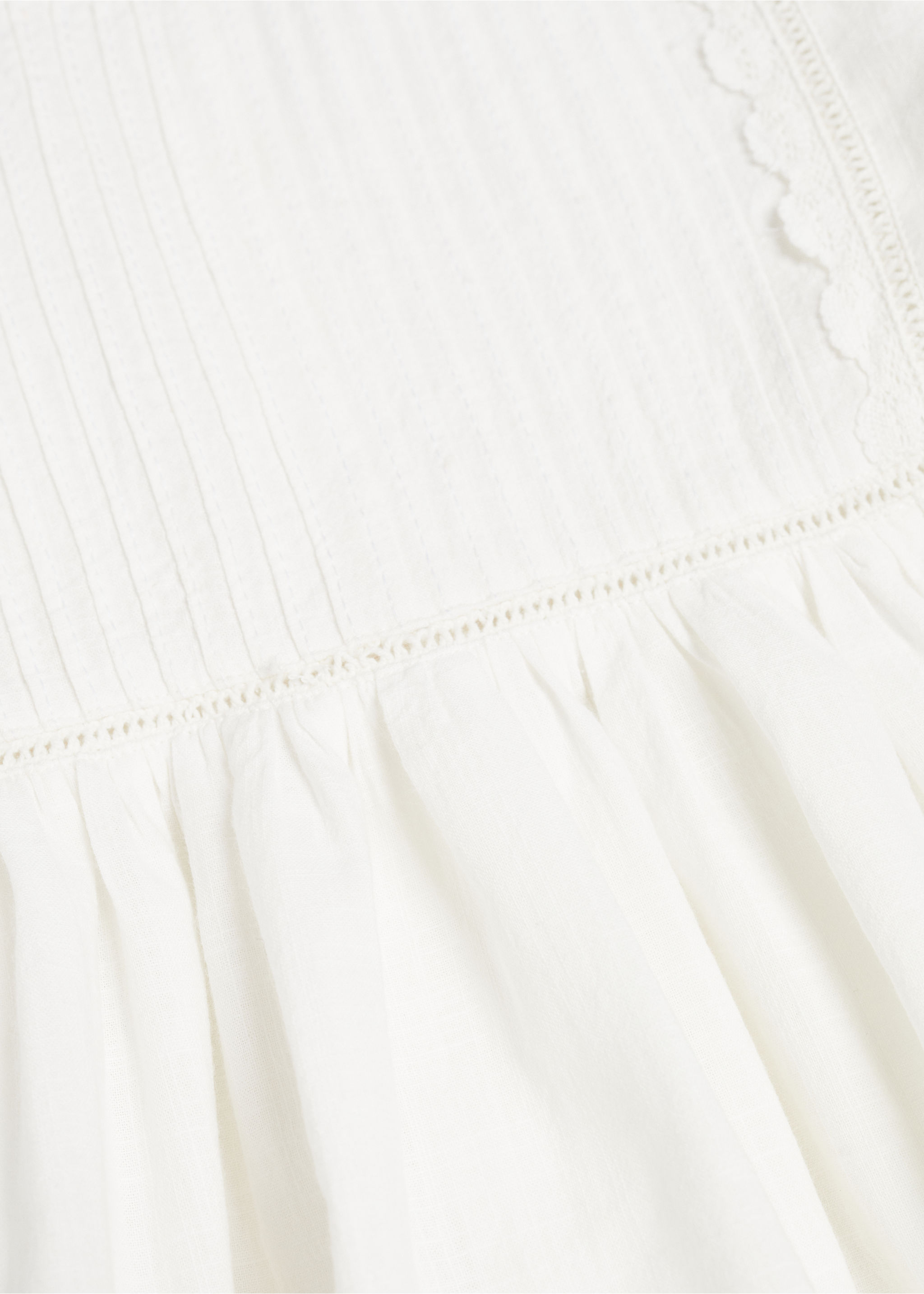 Ruffled cotton blouse - Details of the article 8