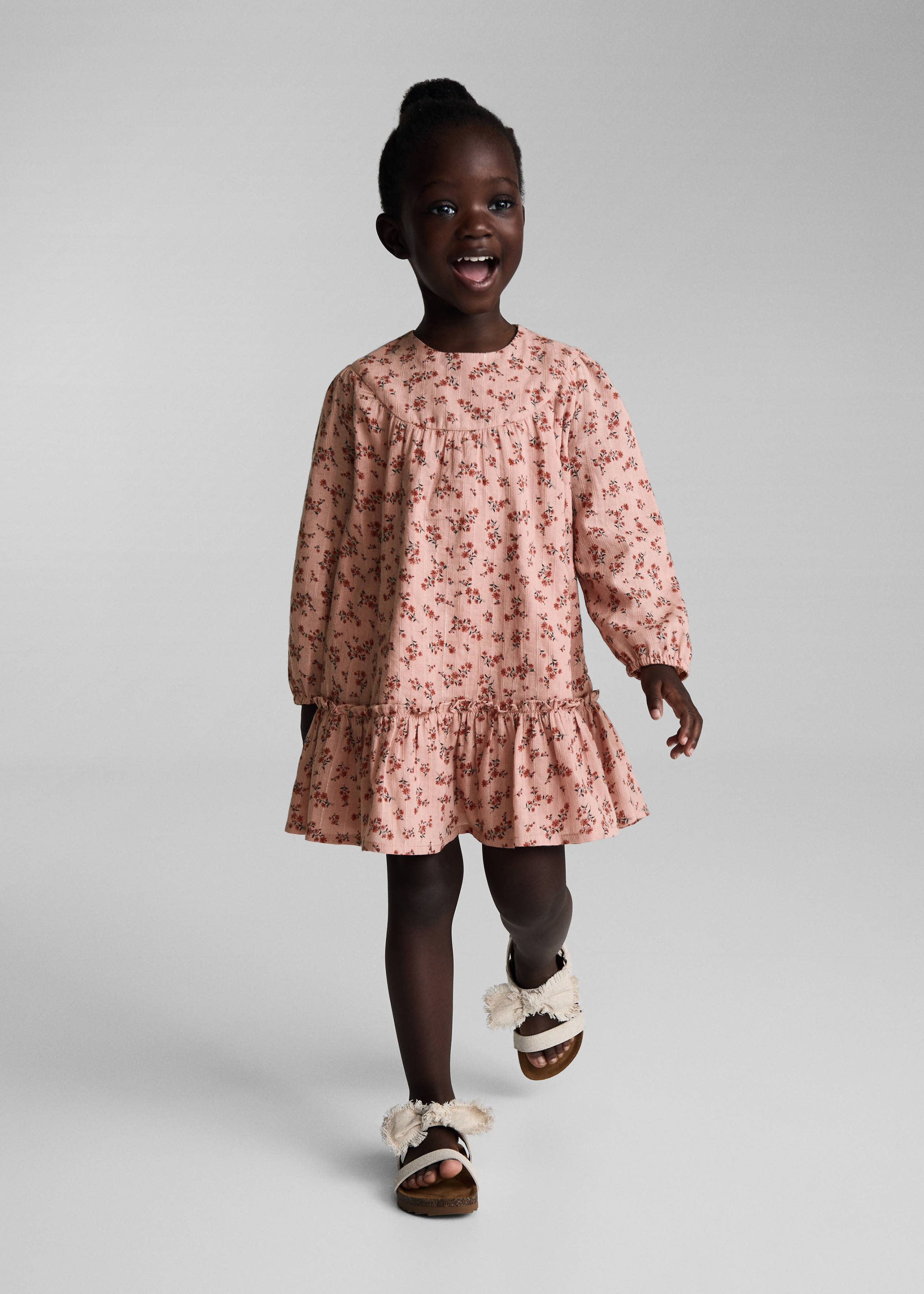 Robe à imprimé fleurs - Plan général