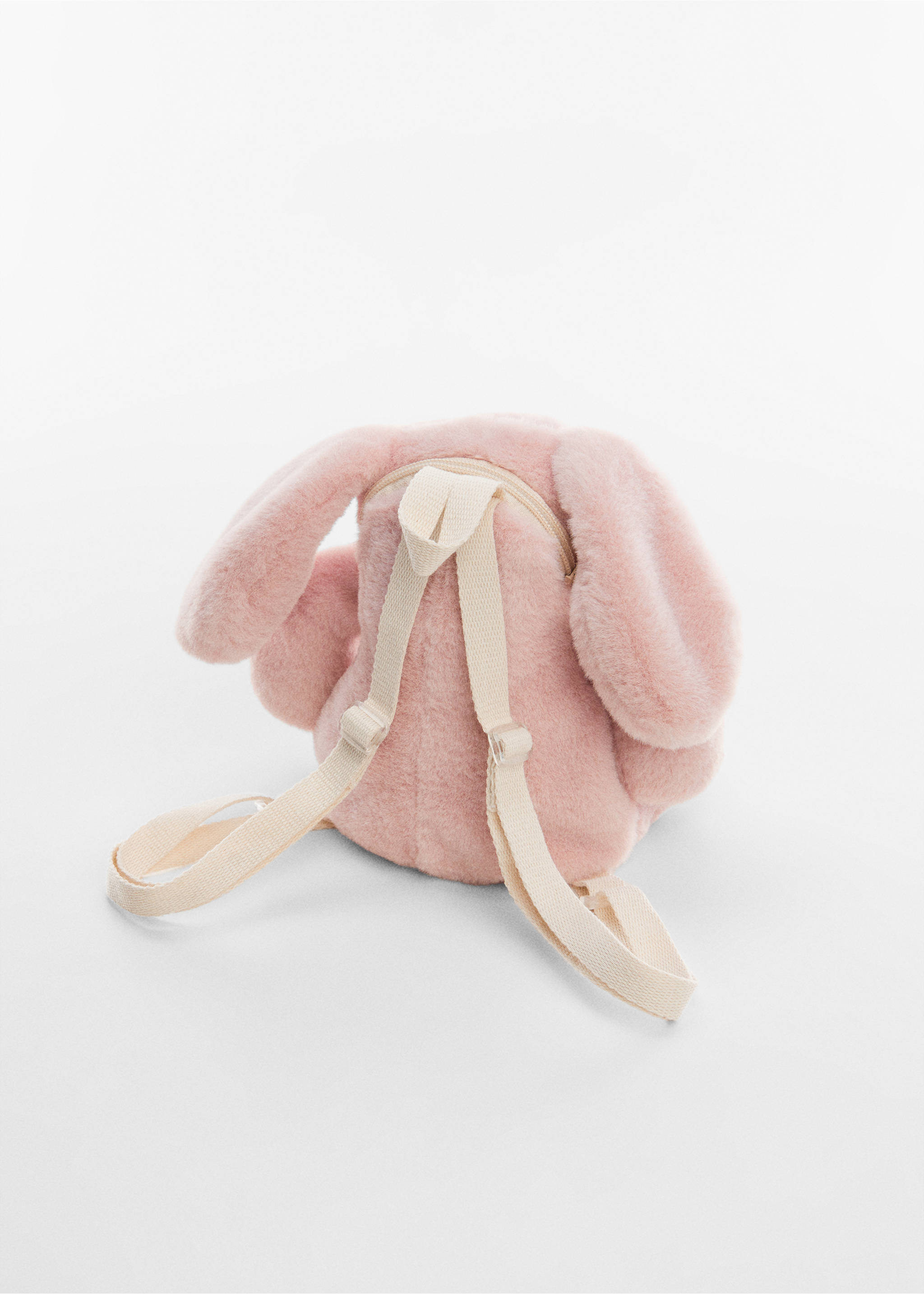 Bunny backpack - Details of the article 2, Pale Pink. Ref: 67064469-00.