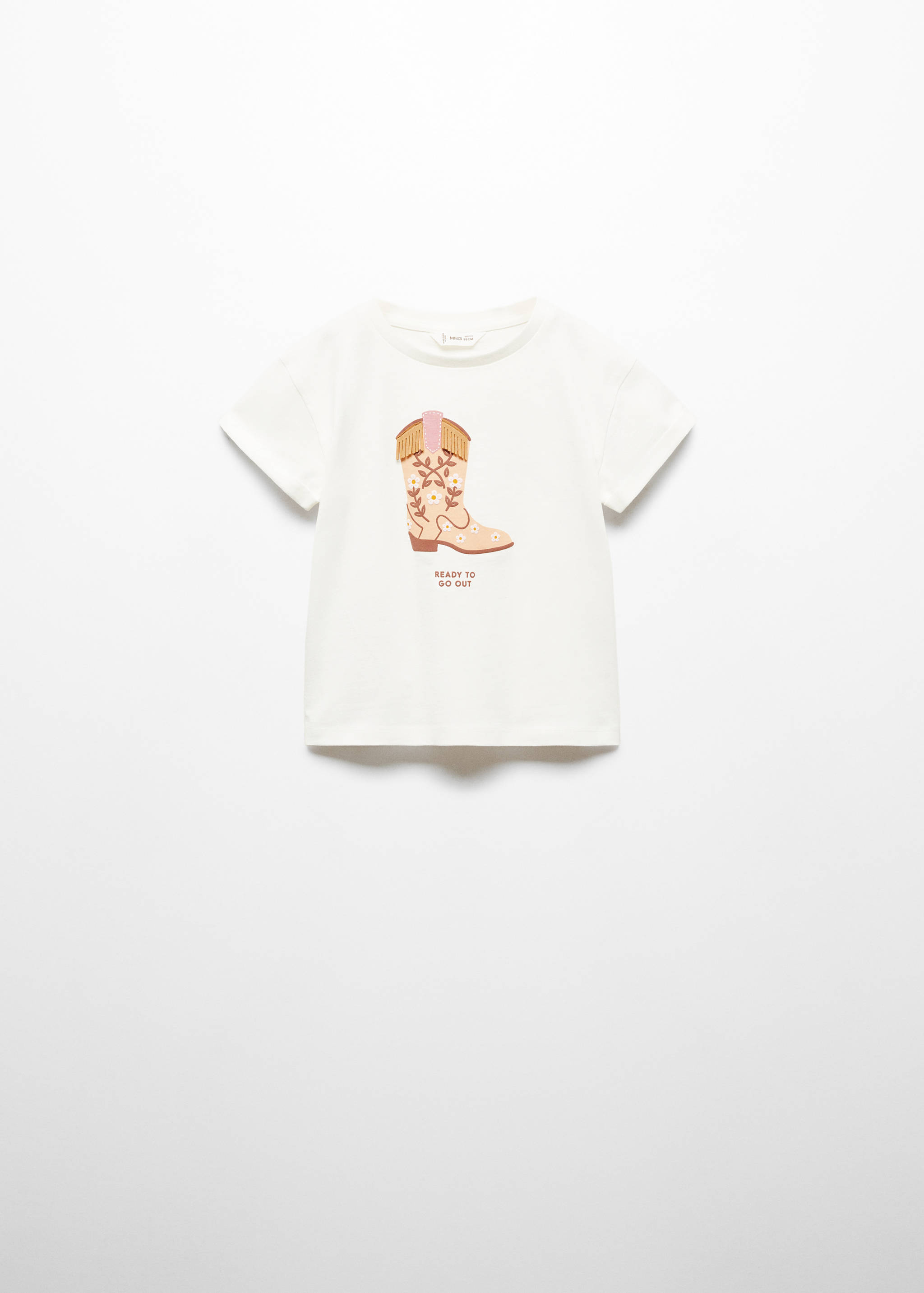 T-shirt imprimé relief - Article sans modèle