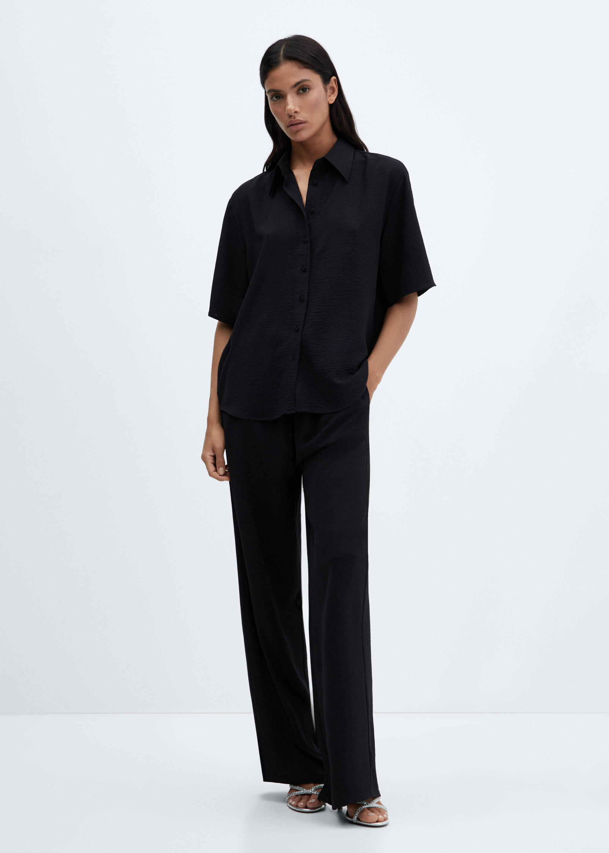 Short-sleeve button-down shirt - General plane