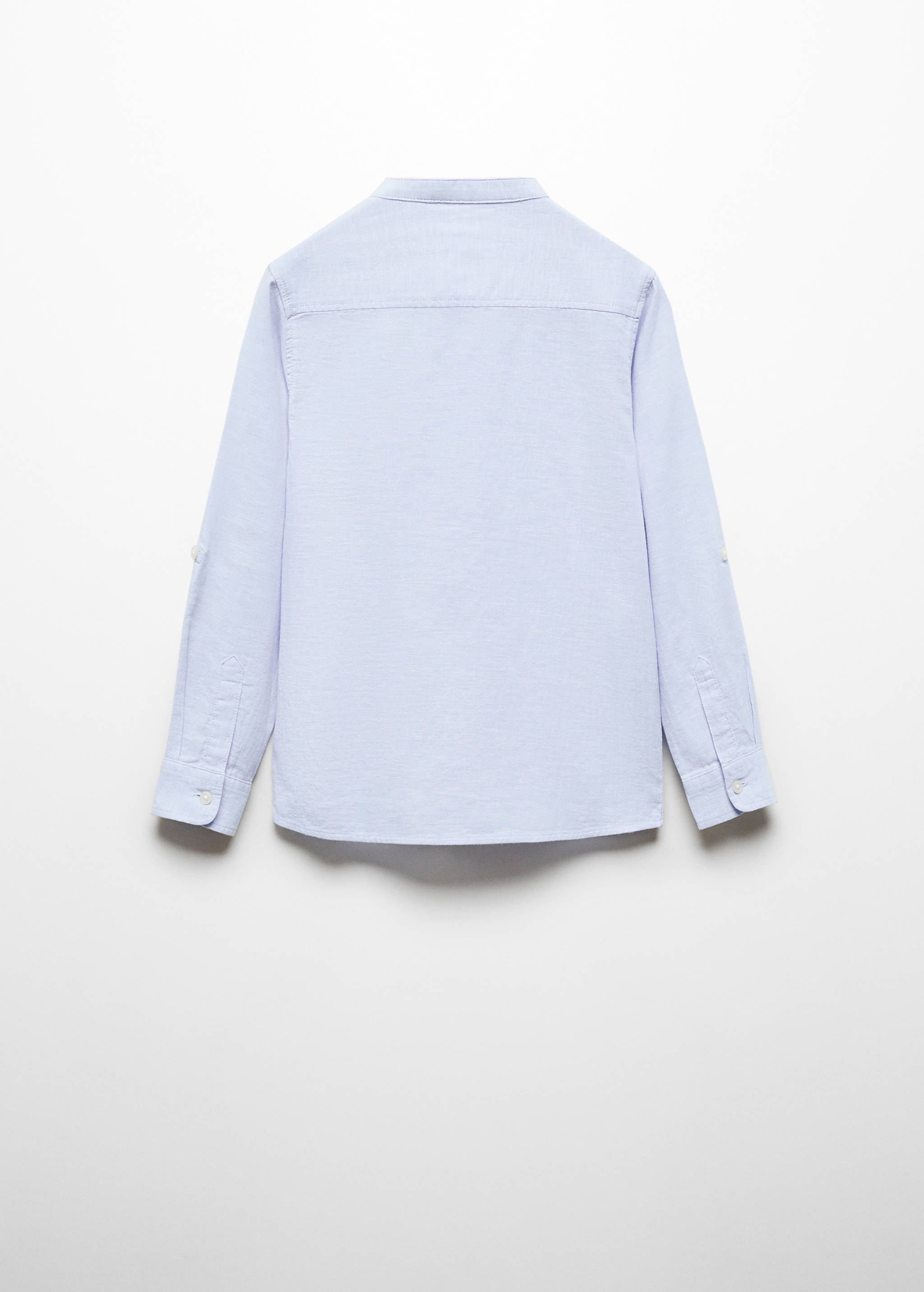 Chemise regular-fit lin col mao - Verso de l’article