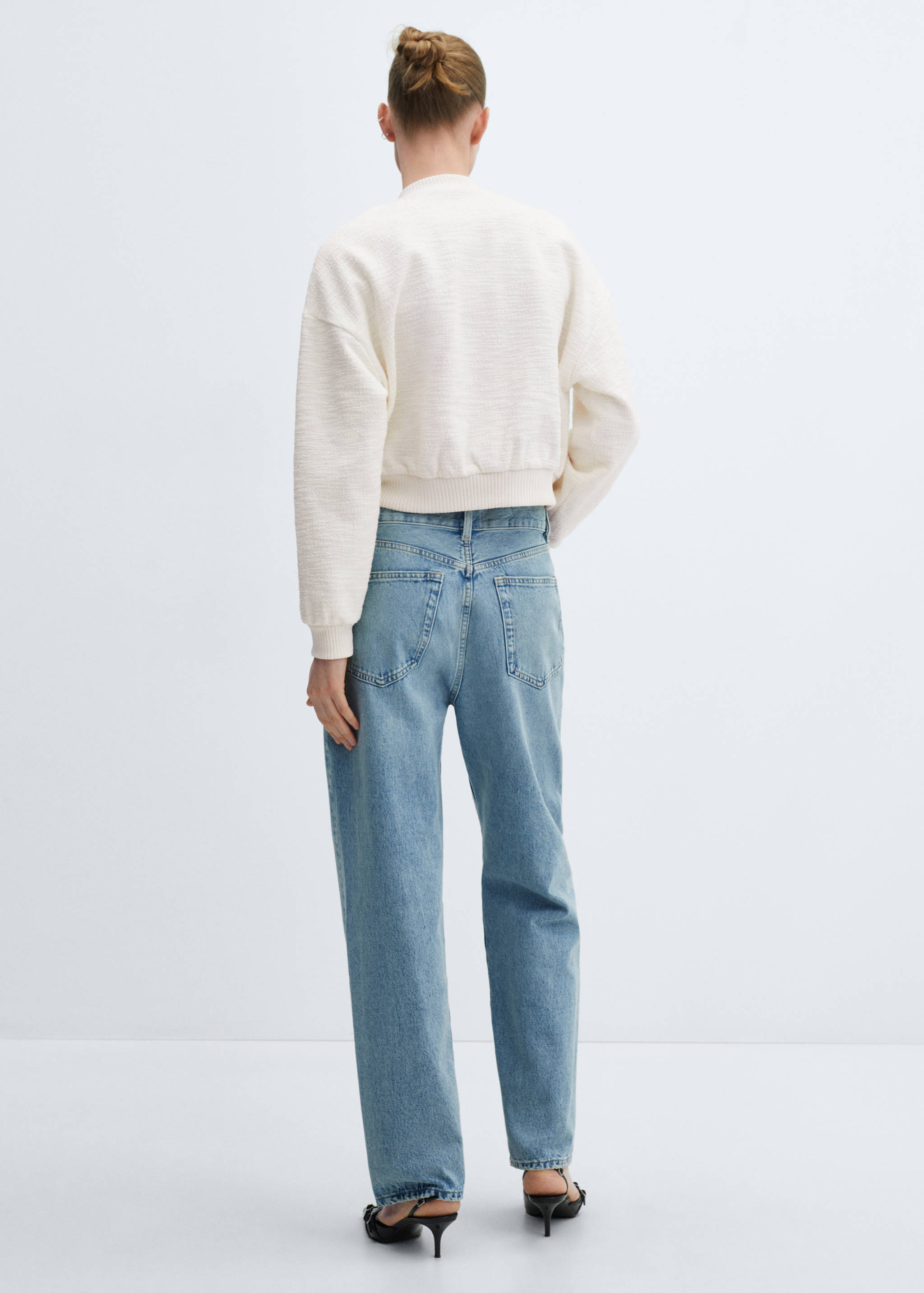 Veste bomber tweed - Verso de l’article