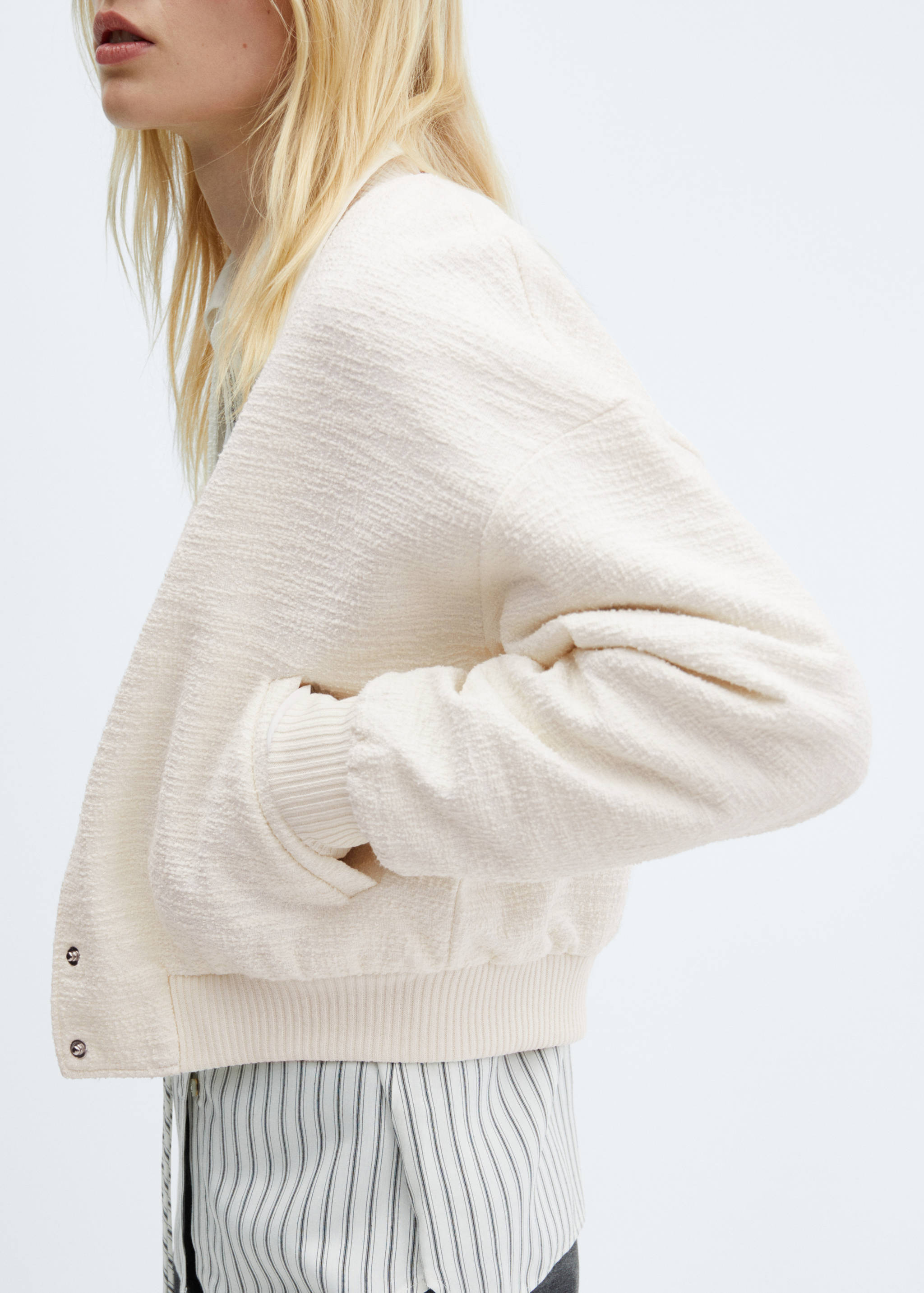 Veste bomber tweed - Détail de l'article 6
