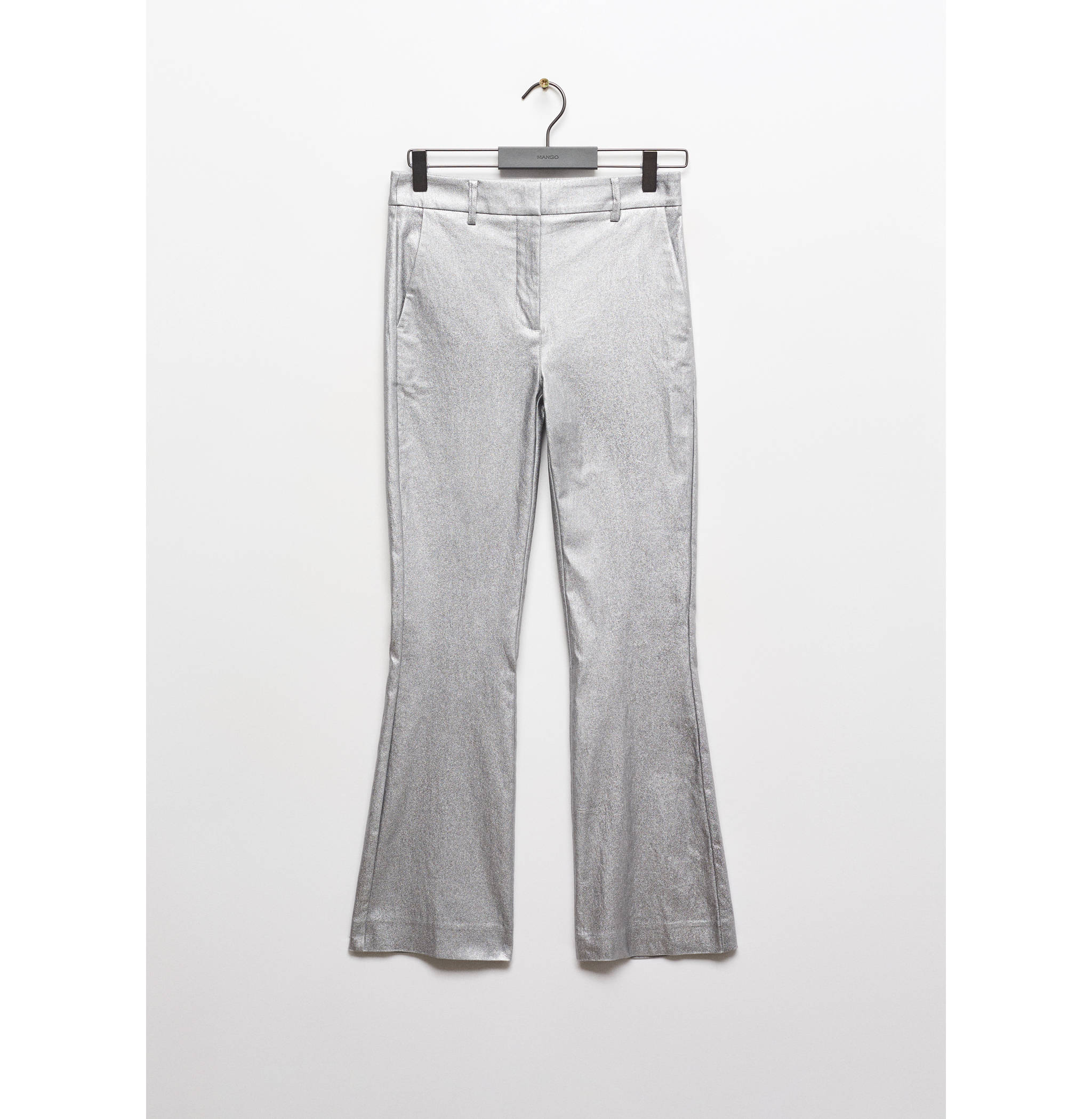 Metallic flared pants - Article without model