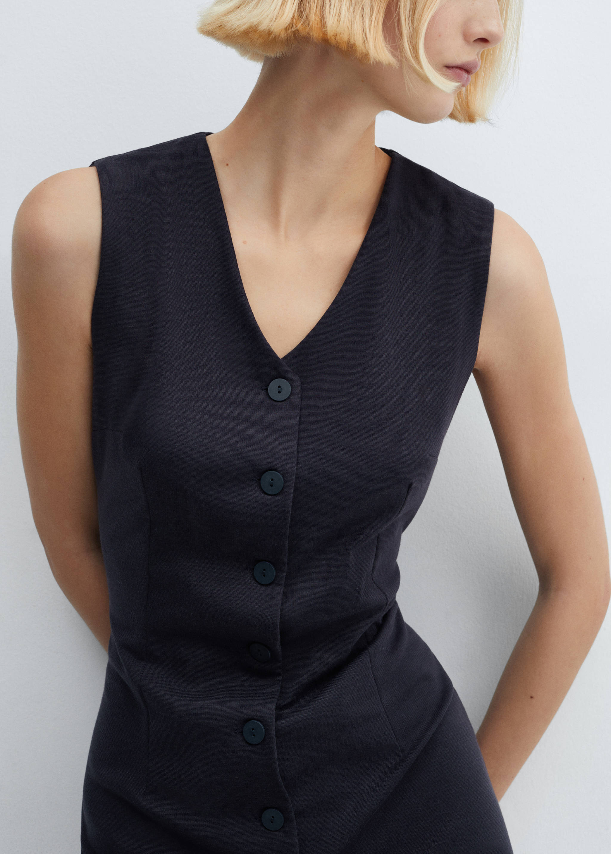 Vestit curt botons - Detall de l'article 1