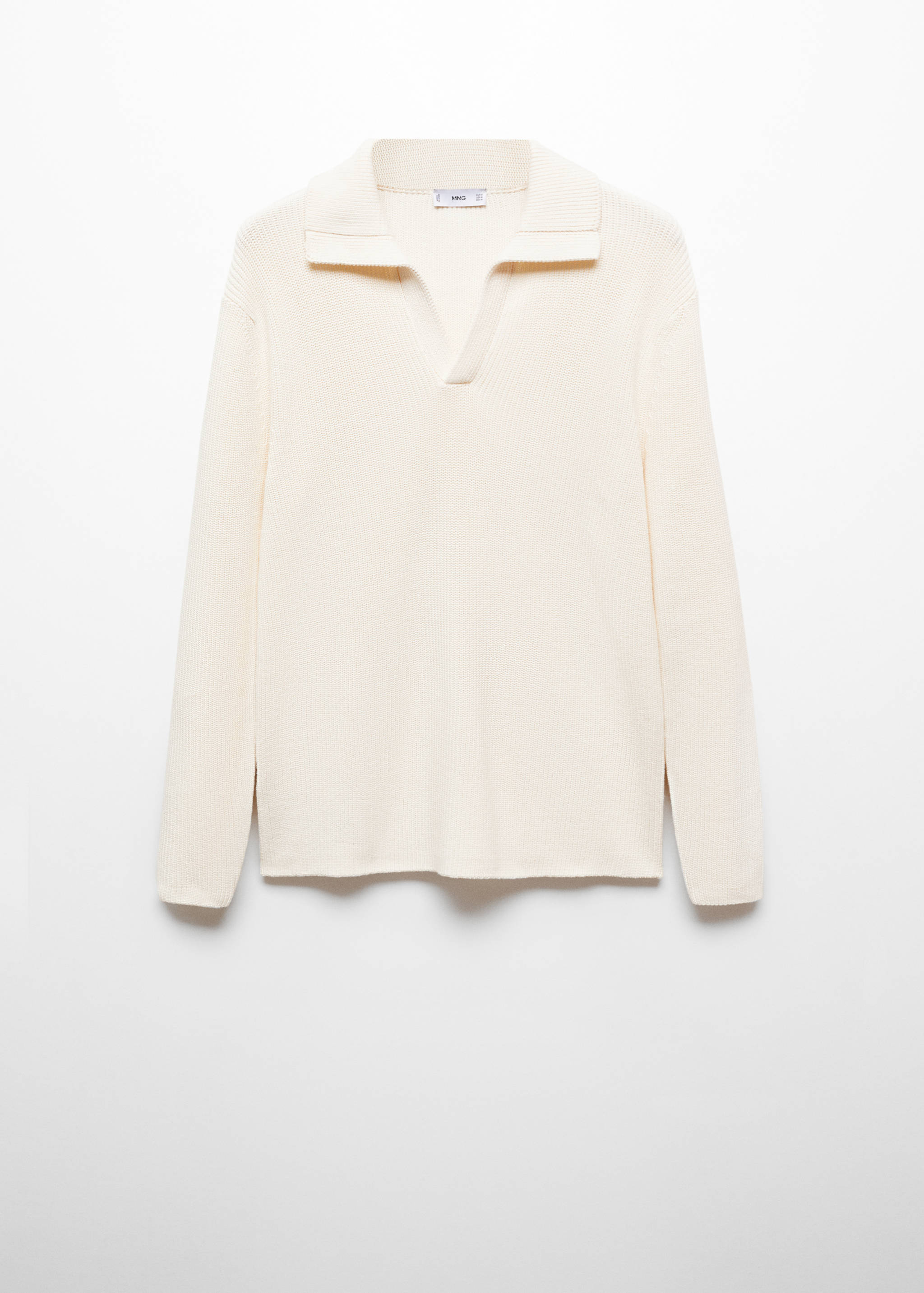 Jersey punto cuello polo - Artículo sin modelo