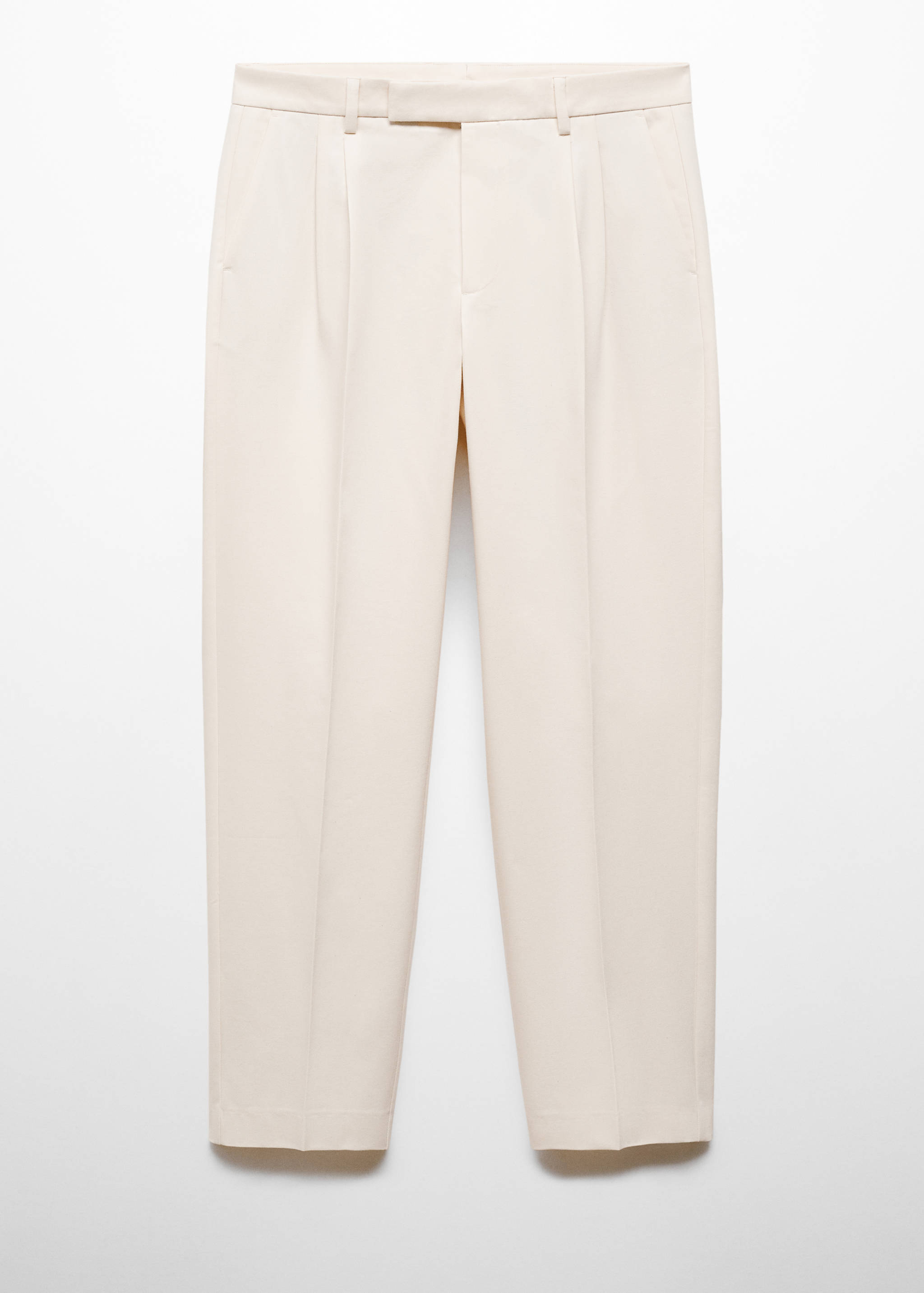 Relaxed-fit pleated pants - Article without model