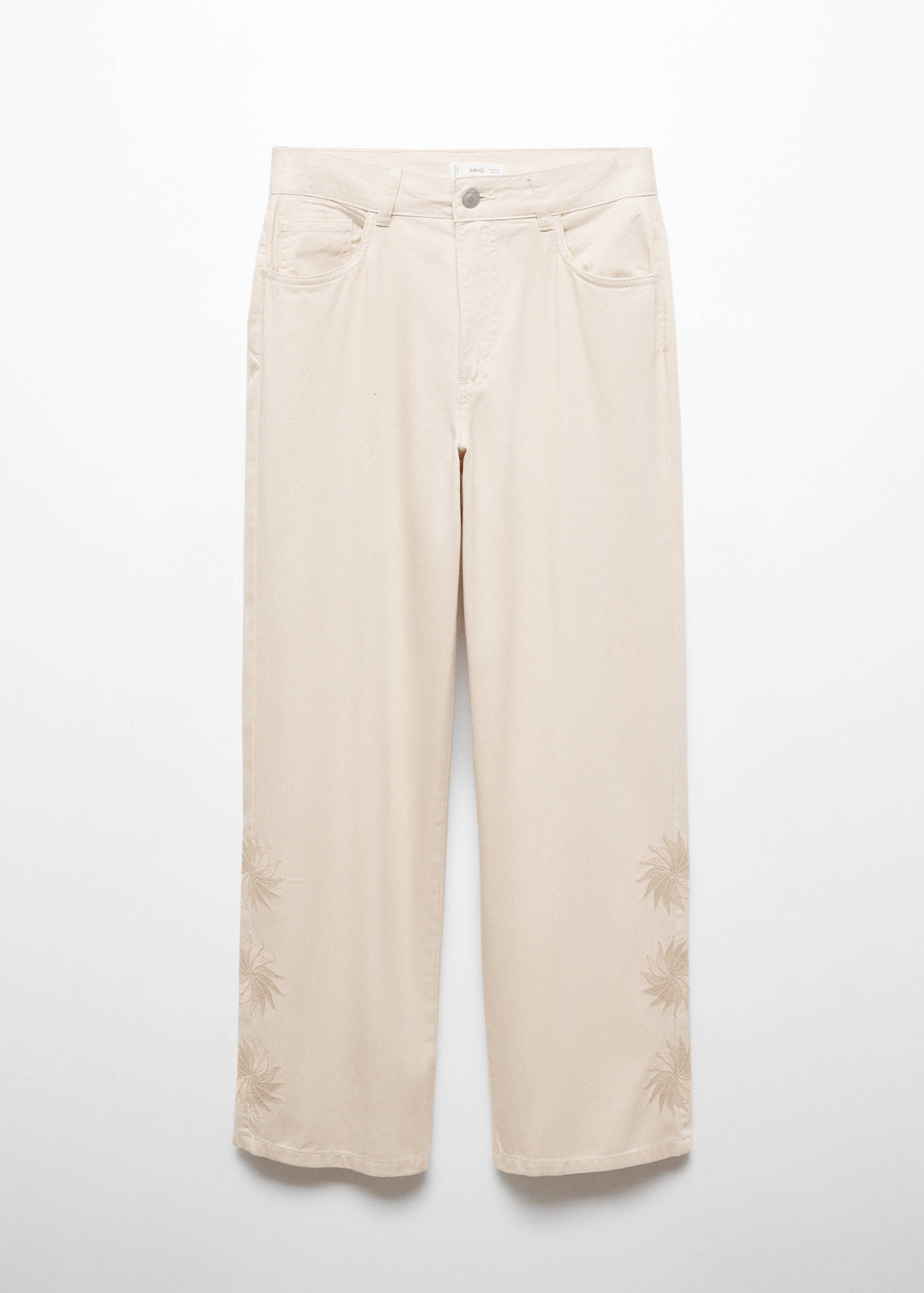 Pantalon coton brodé - Article sans modèle