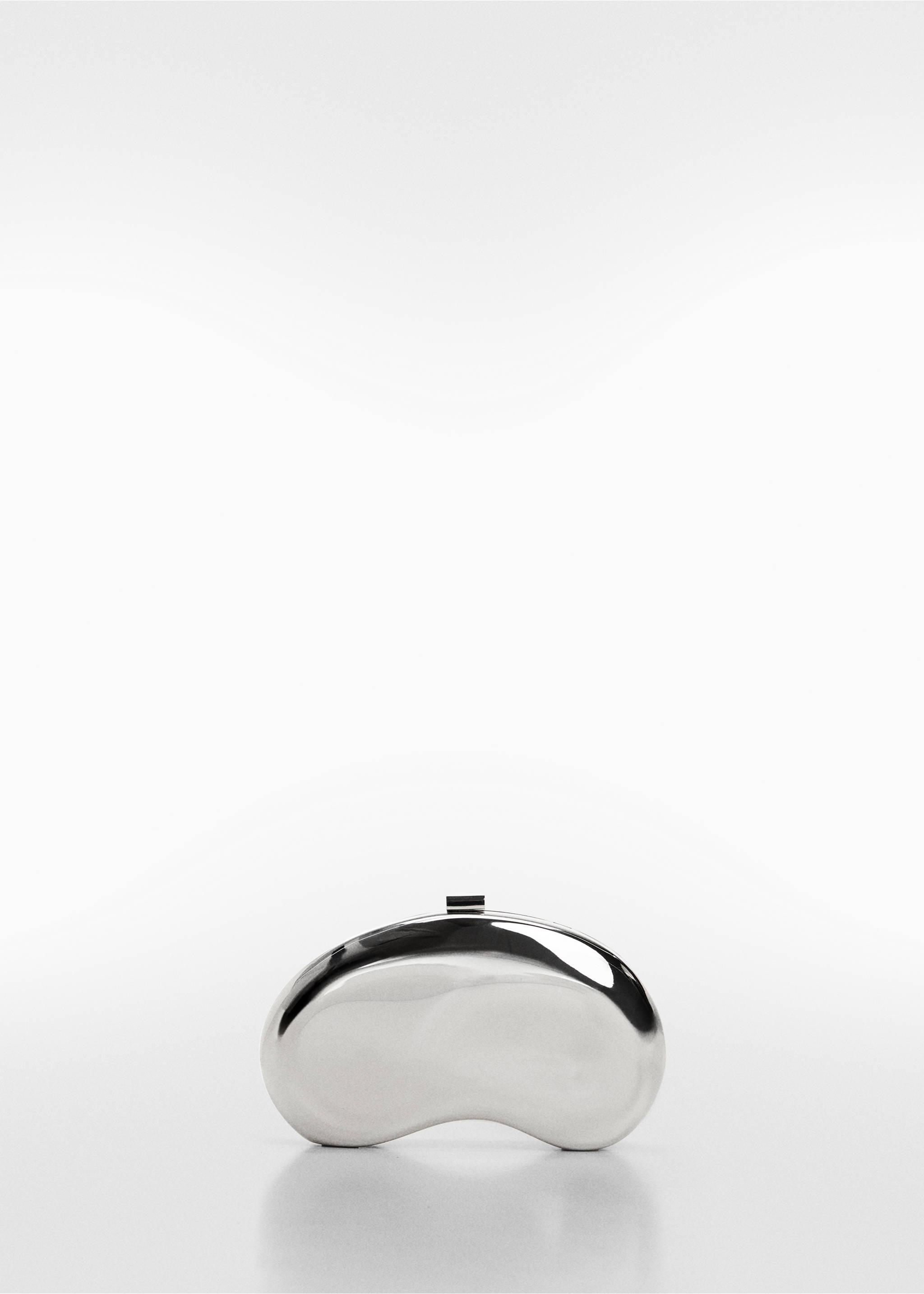 Sac pochette métallisé - Article sans modèle, Argent. Ref: 67065152-00.