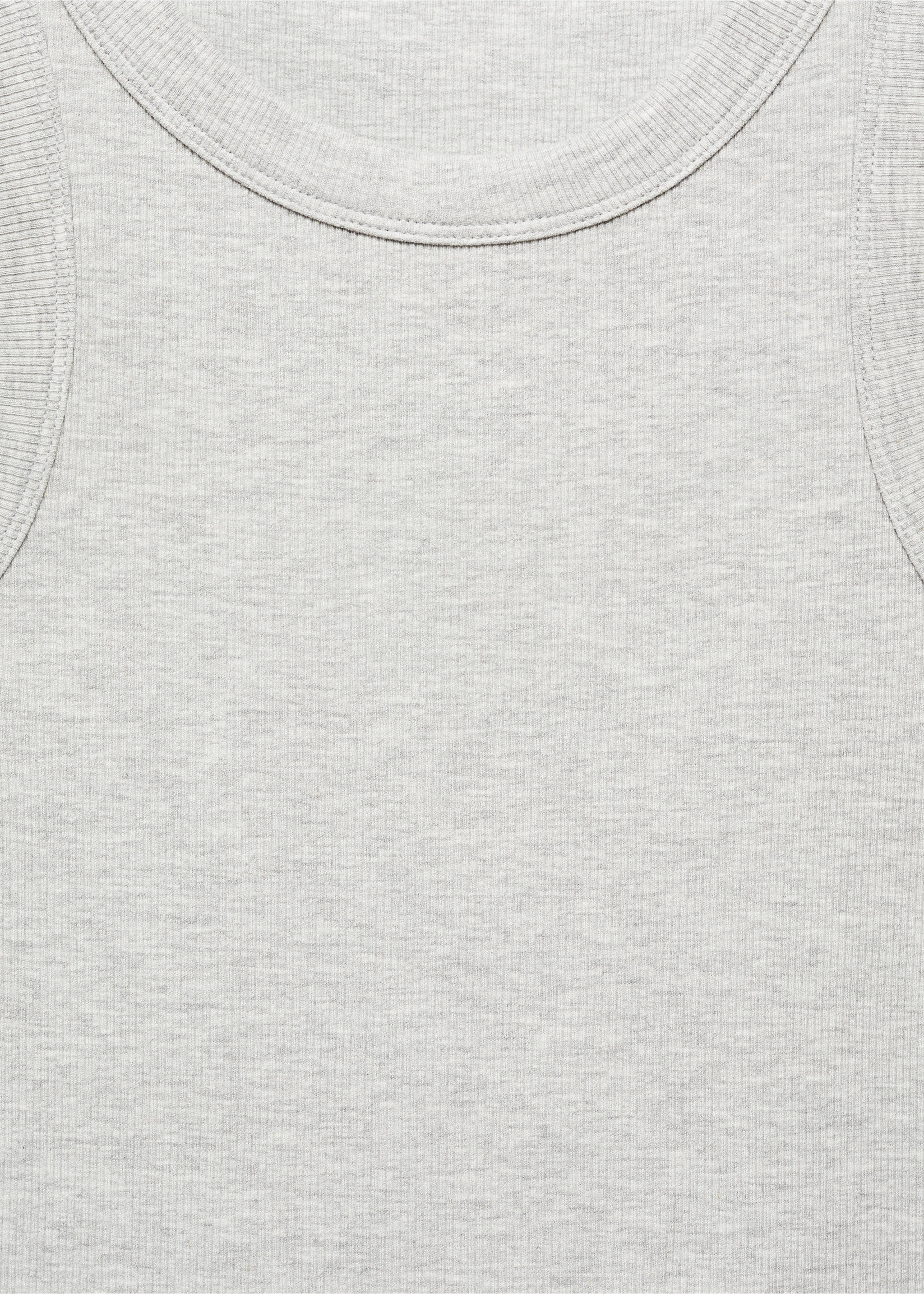 Fitted midi-dress - Details of the article 8, Medium Heather Grey. Ref: 67065155-00.