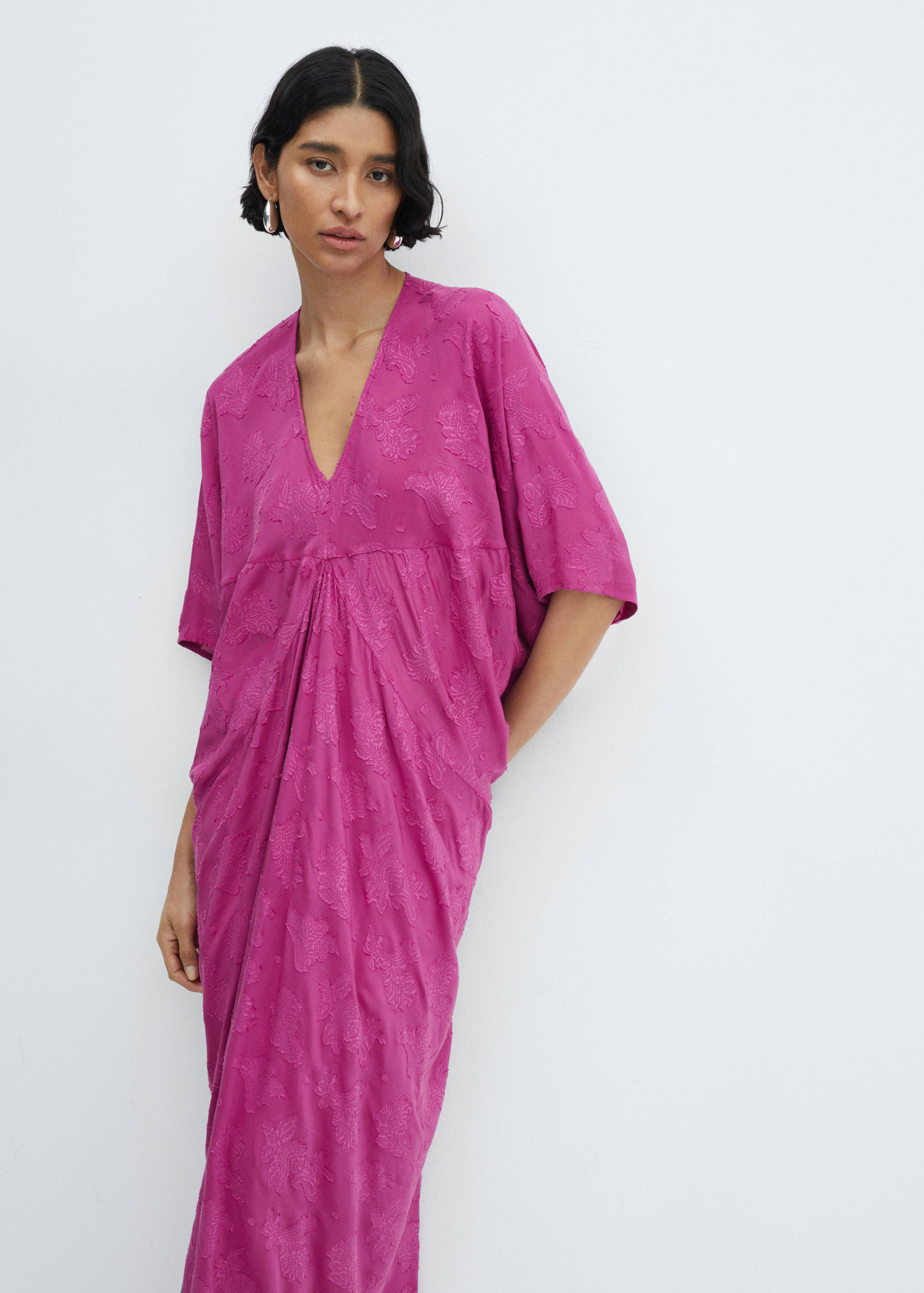 Caftà brodat floral - Pla mig