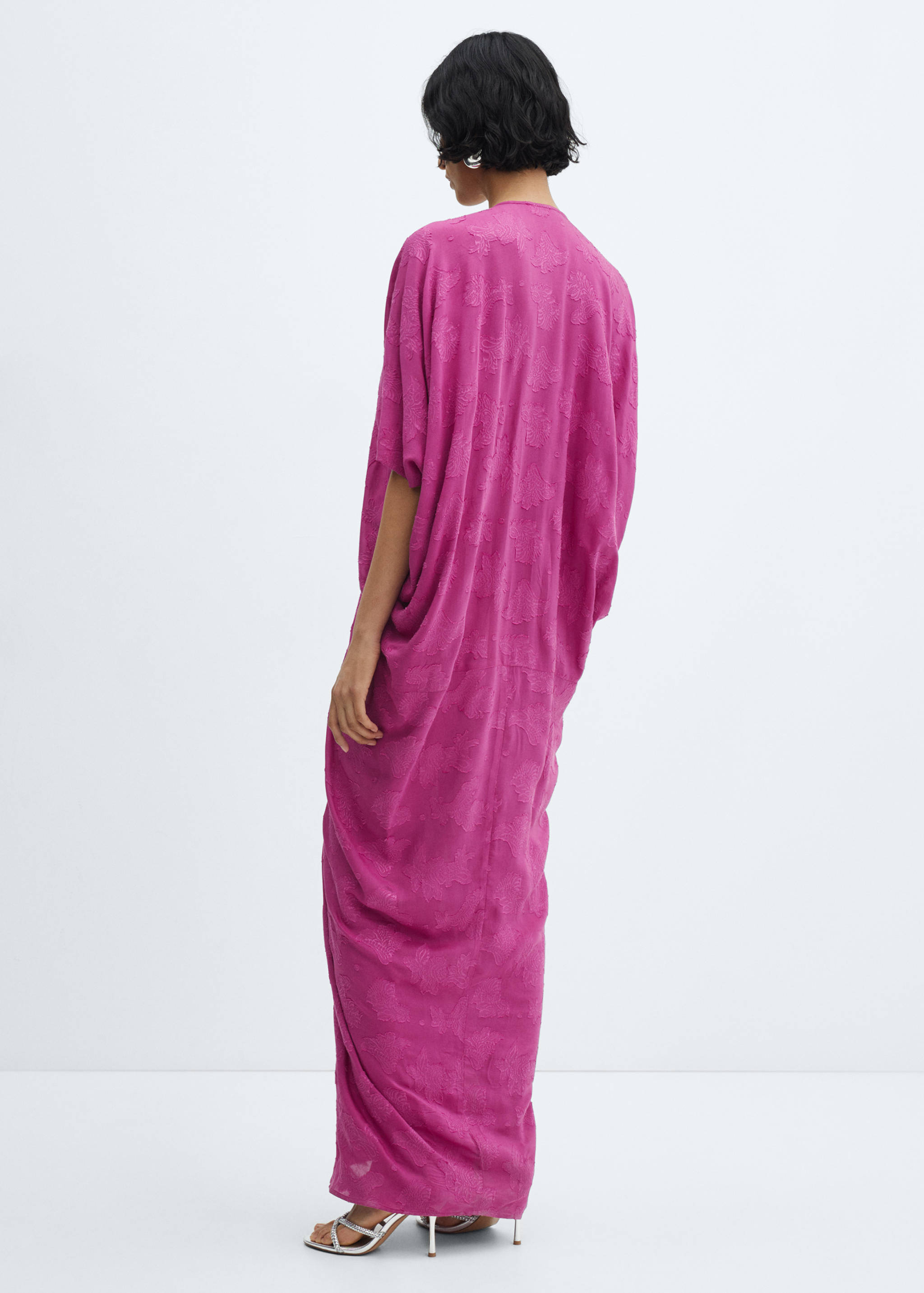 Caftà brodat floral - Revers de l'article