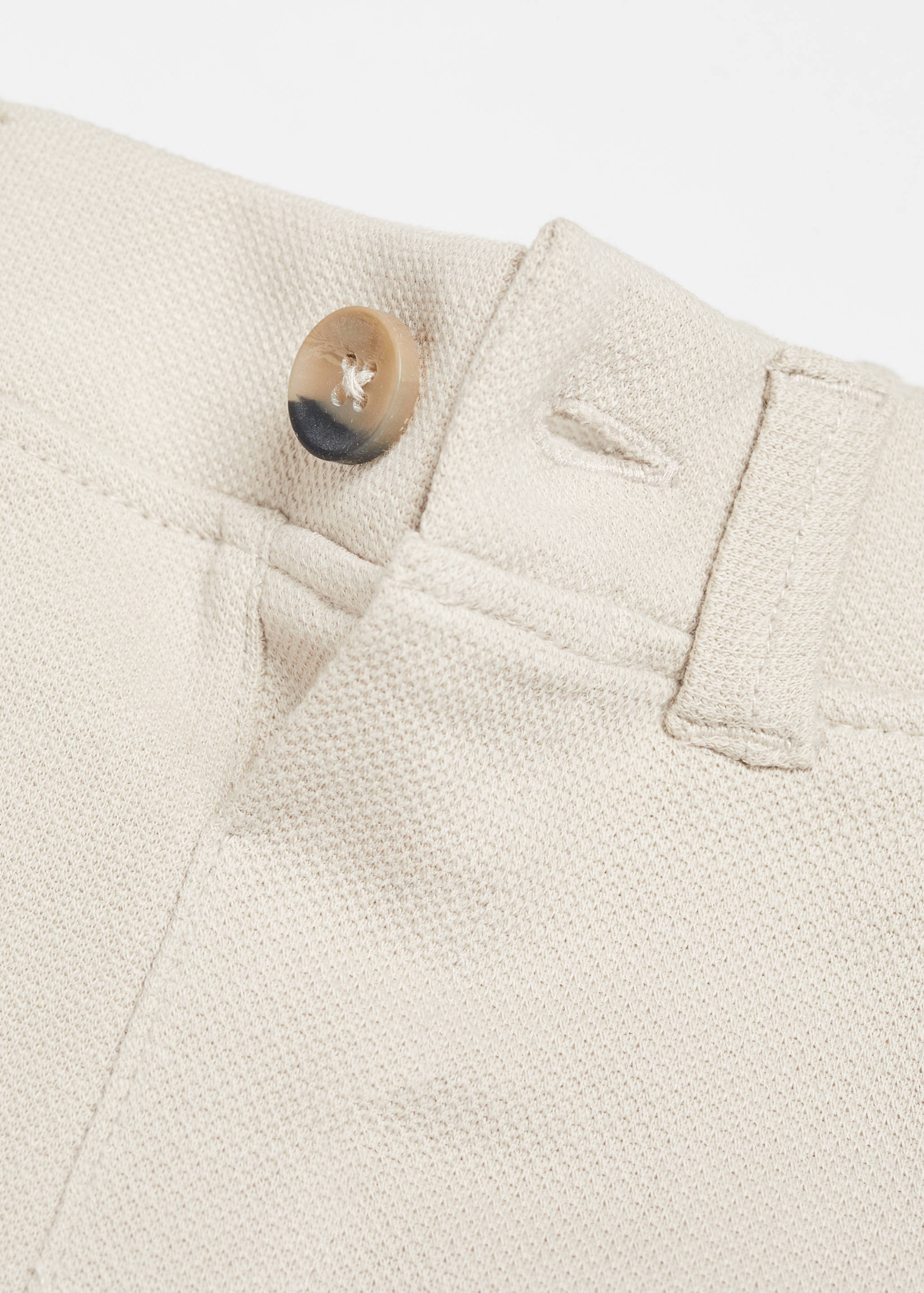 Cotton suit bermuda shorts - Details of the article 8