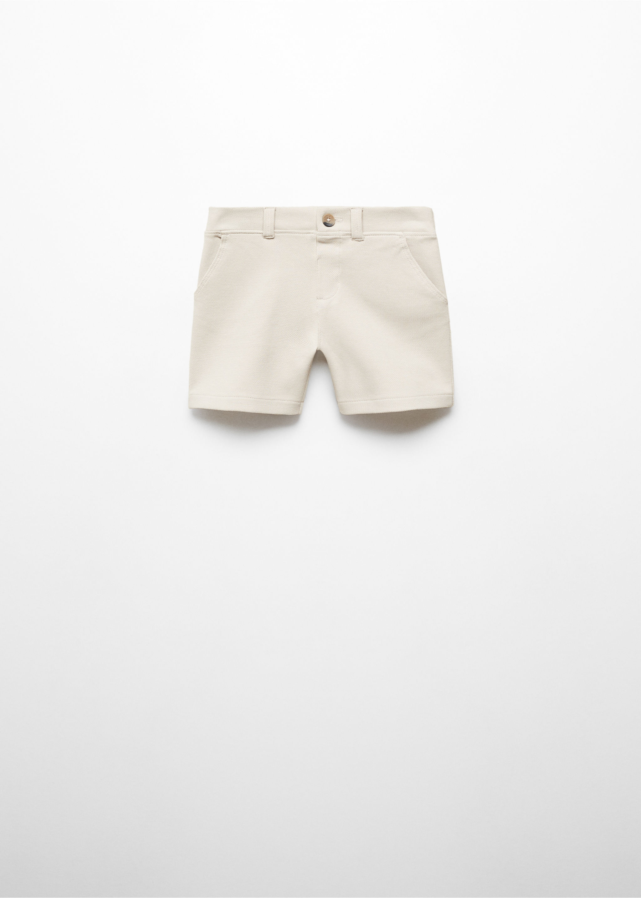 Cotton suit bermuda shorts - Article without model