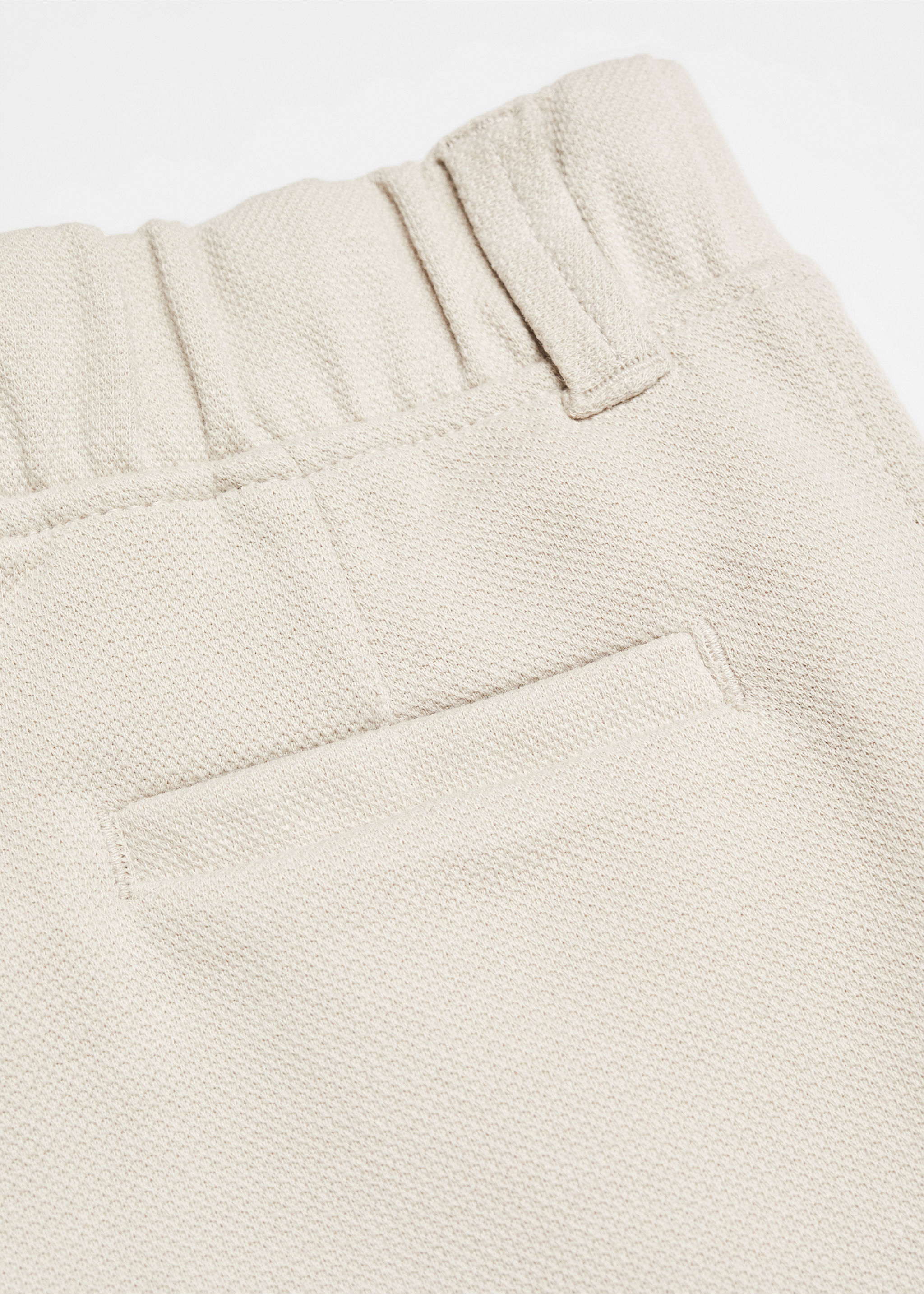 Cotton suit bermuda shorts - Details of the article 0