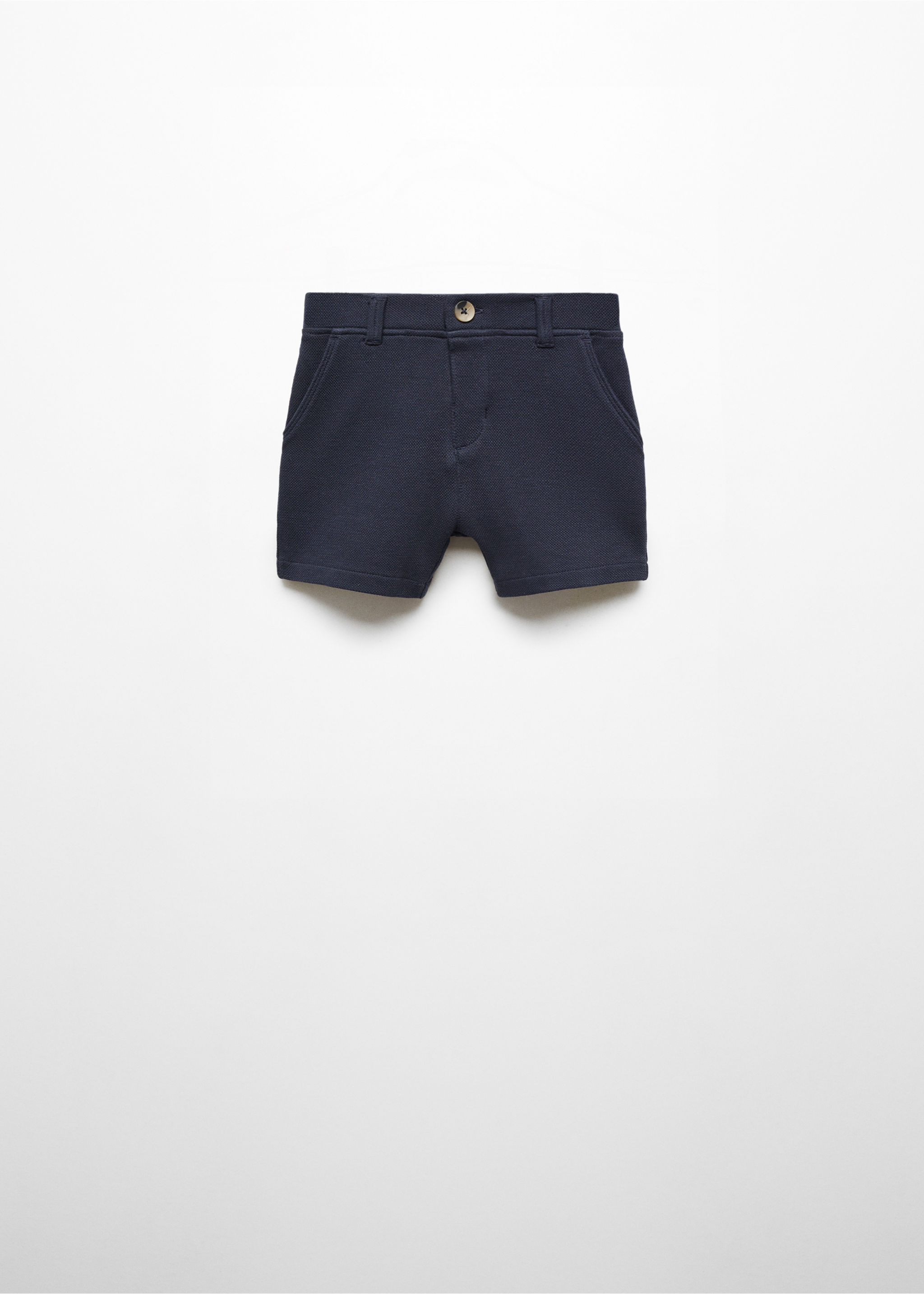 Cotton suit bermuda shorts - Article without model