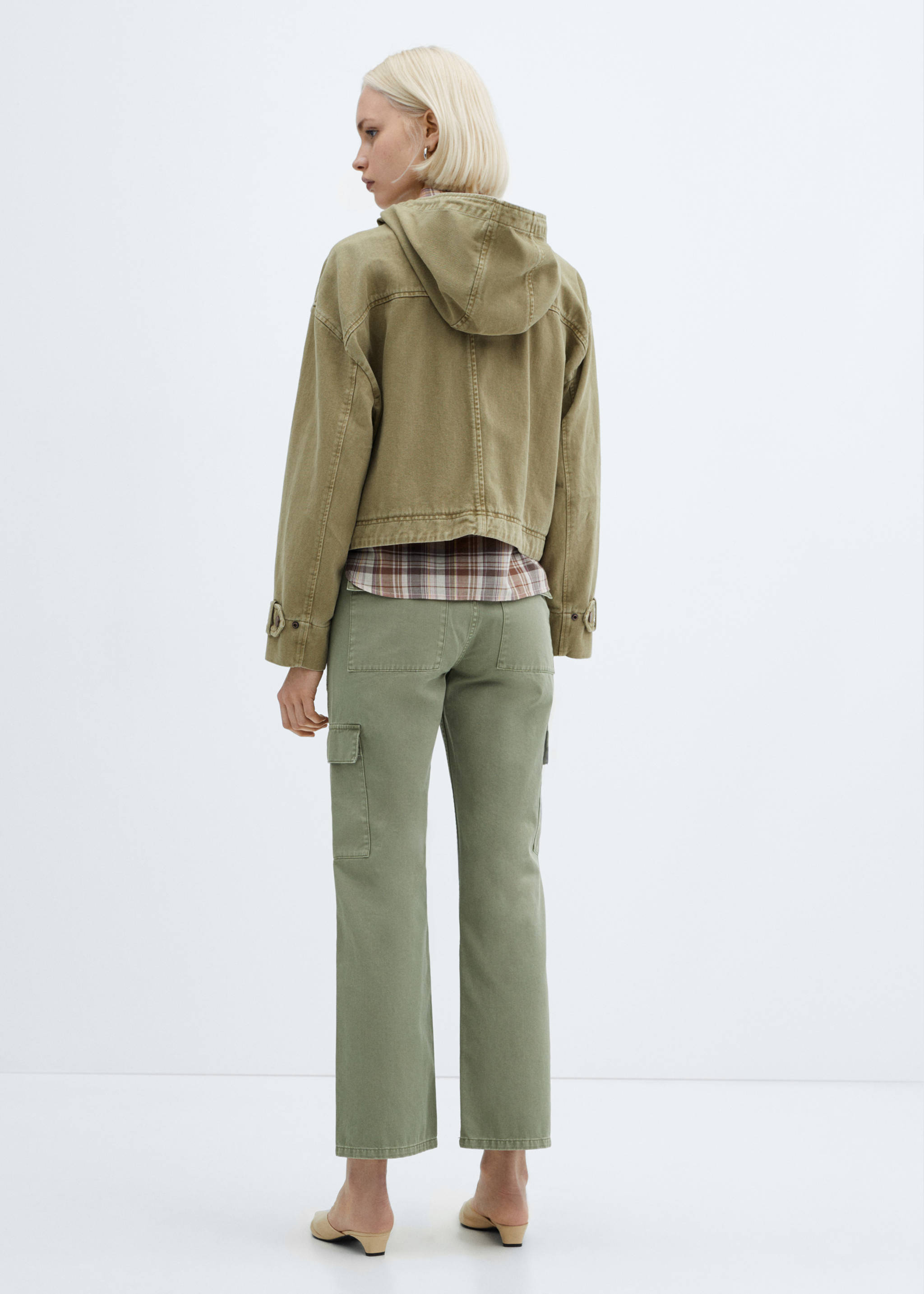 Parka algodón bolsillos - Reverso del artículo