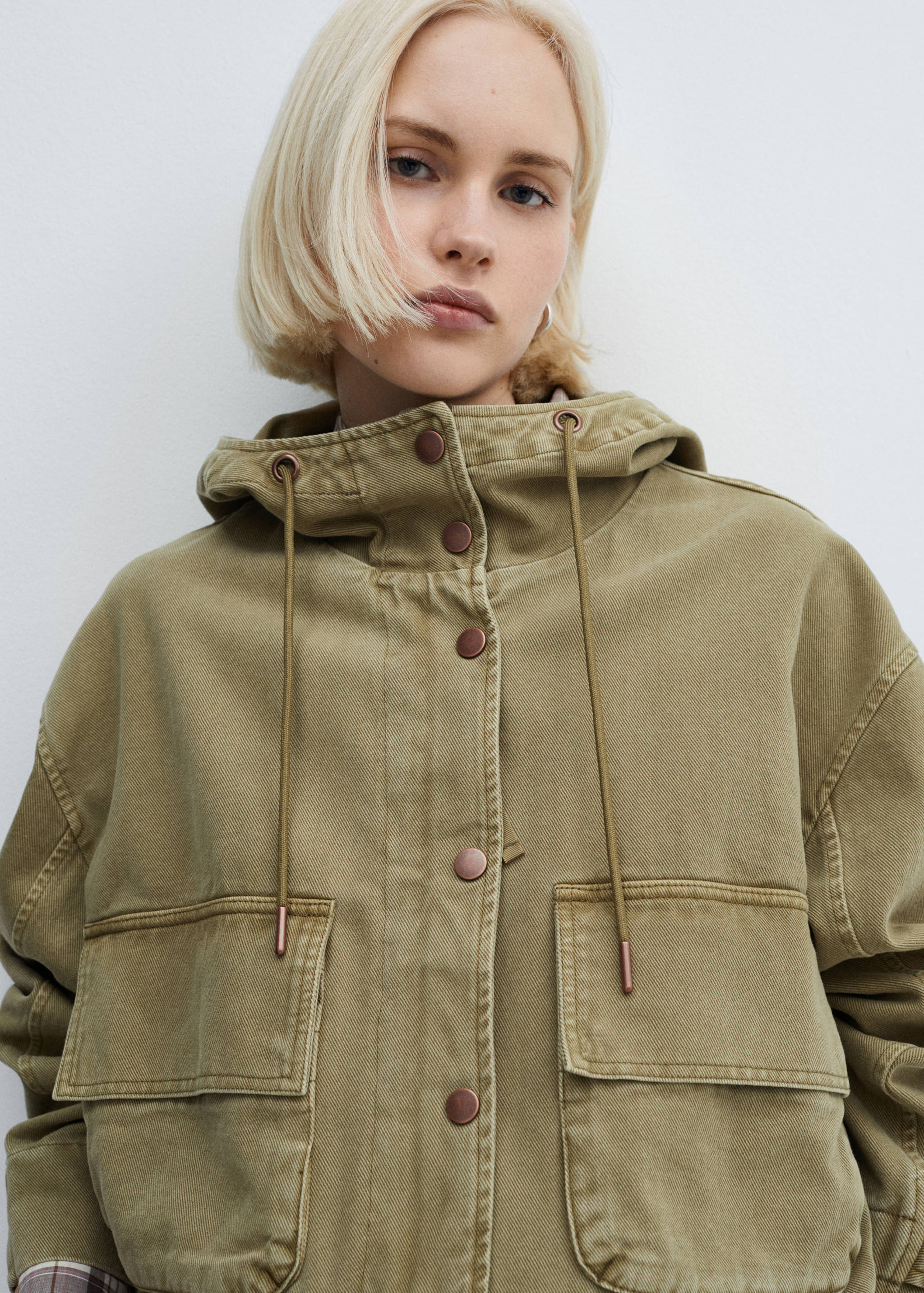 Parka algodón bolsillos - Detalle del artículo 1