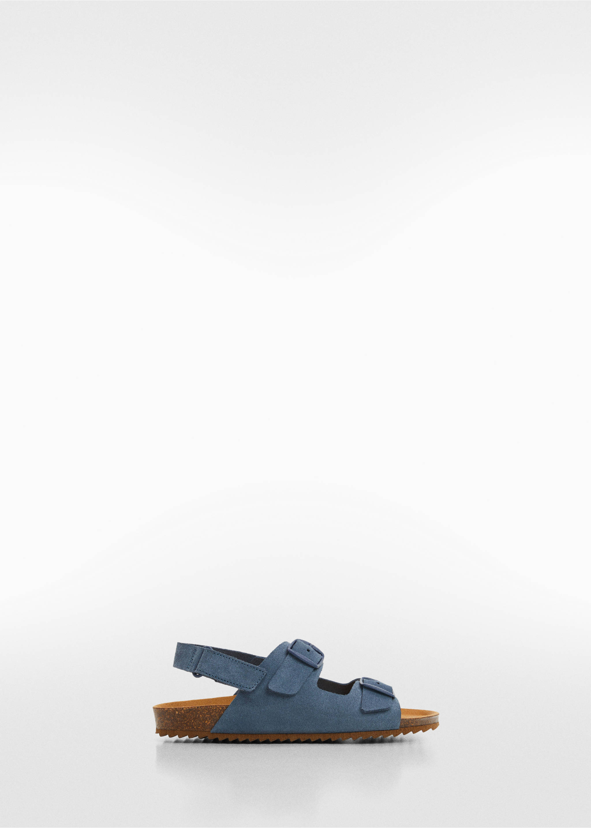 Buckle leather sandals - Article without model, Blue. Ref: 67065731-00.