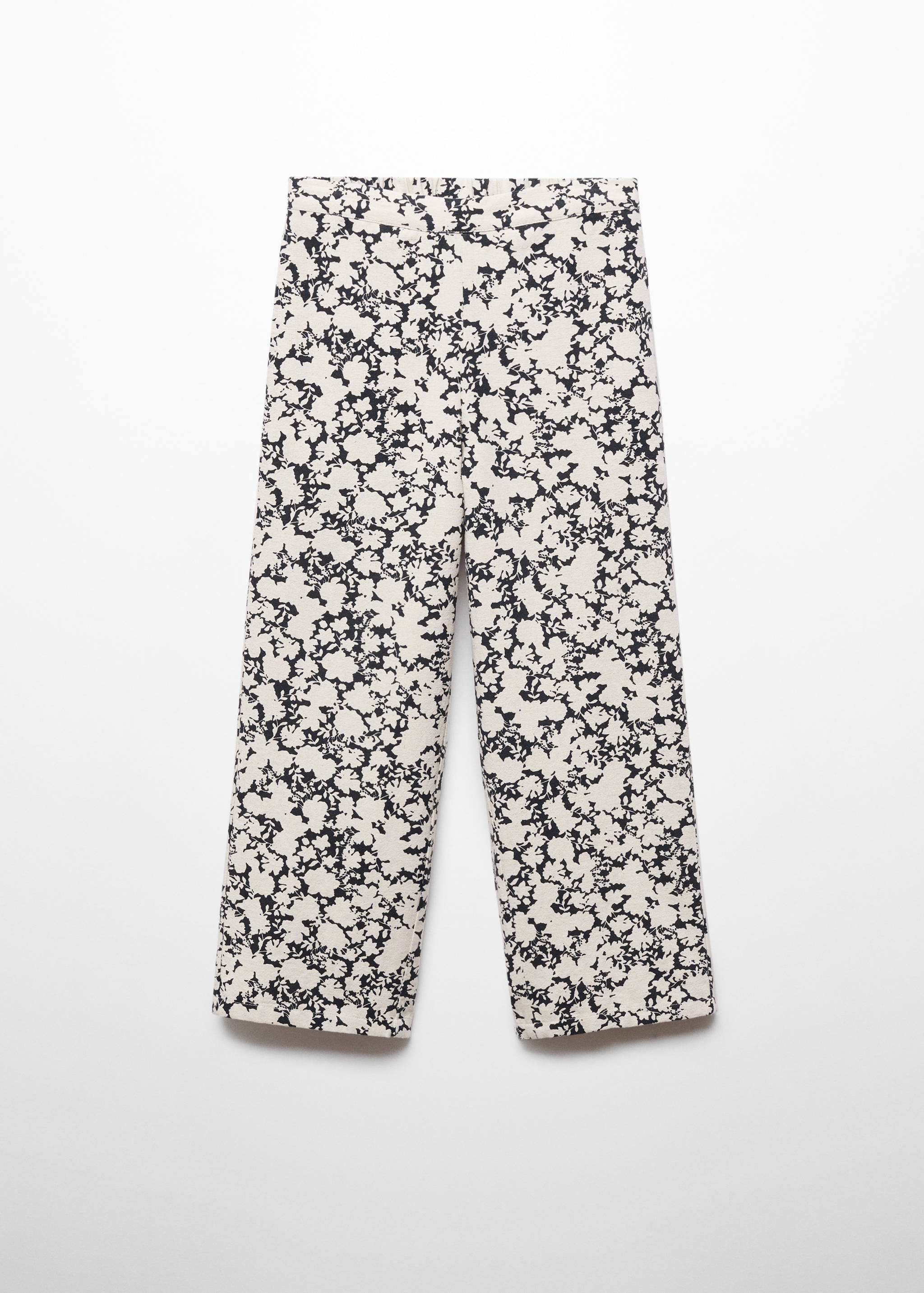 Printed linen pants - Article without model