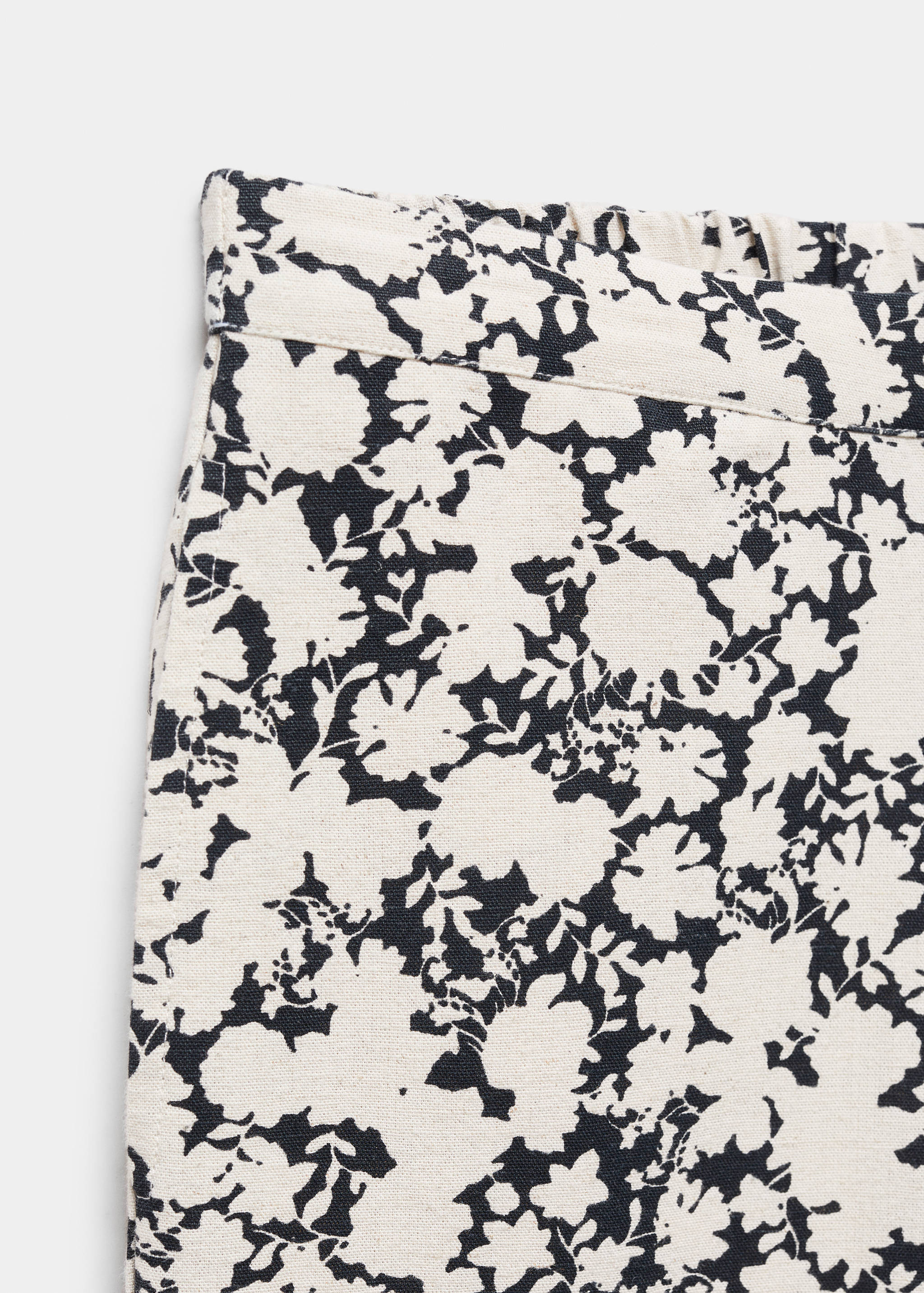 Printed linen pants - Details of the article 8