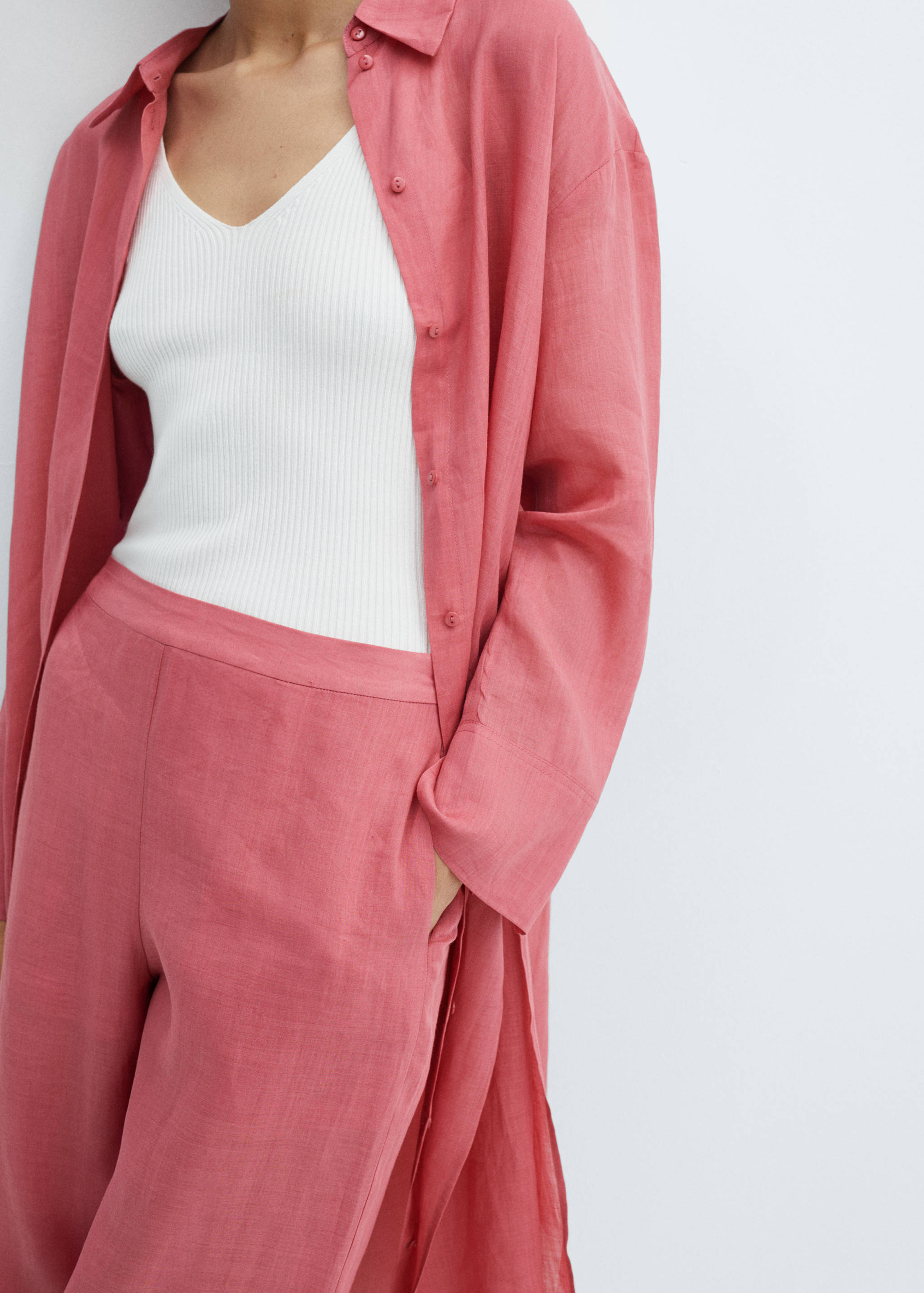 High-rise wide leg trousers - Details of the article 6