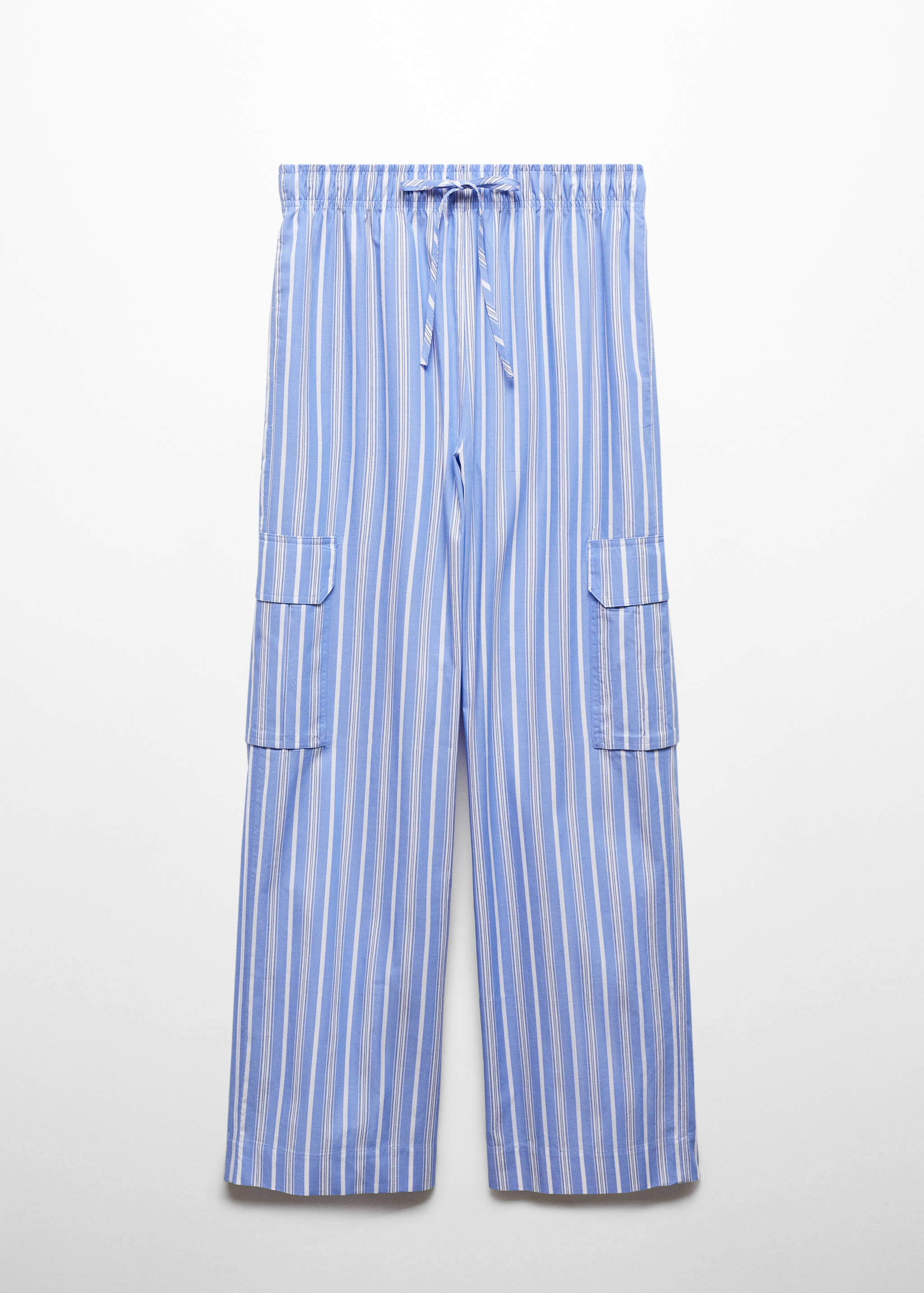 Pantalons cargo cotó ratlles - Article sense model