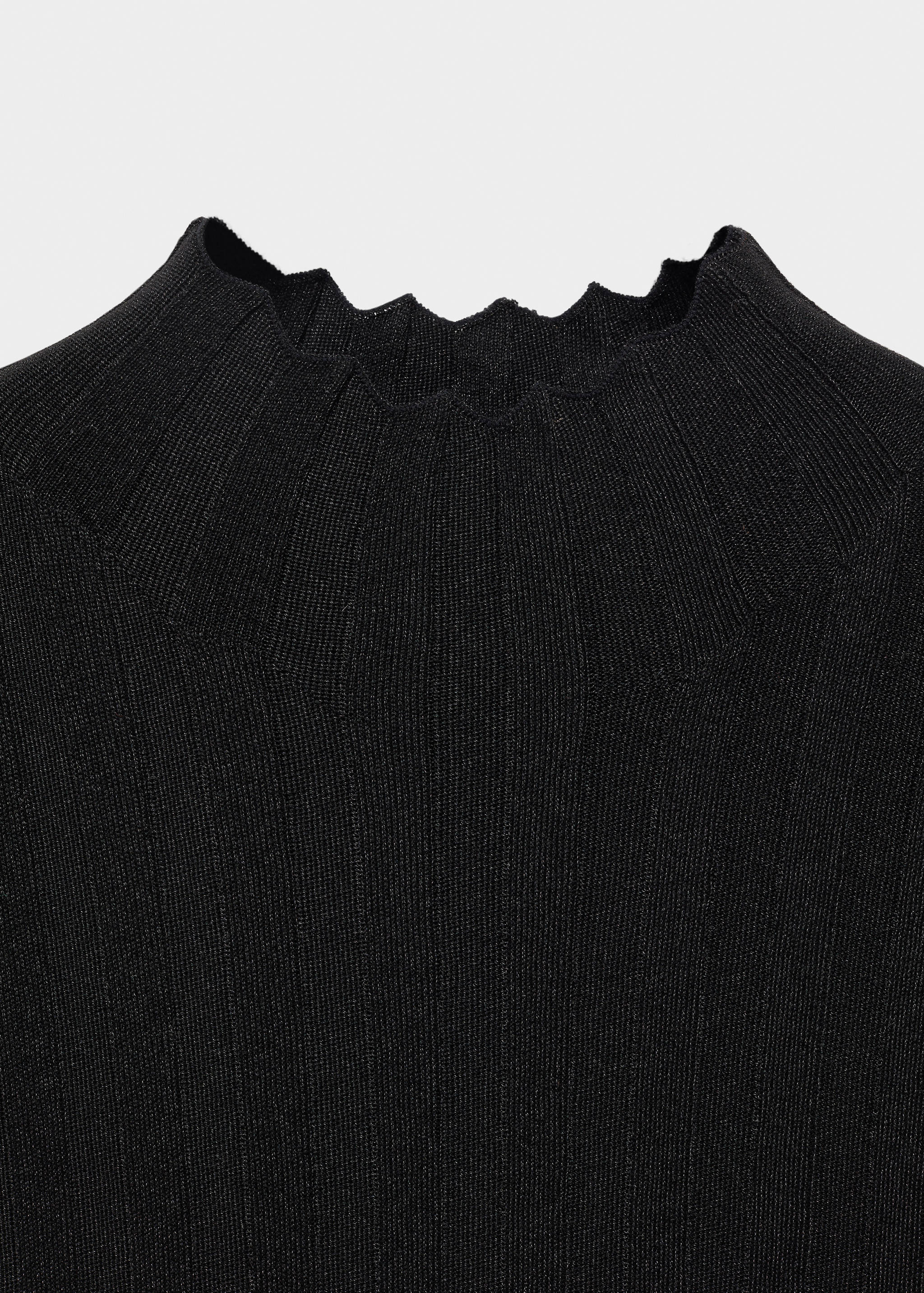 Turtleneck ribbed top - Details of the article 8