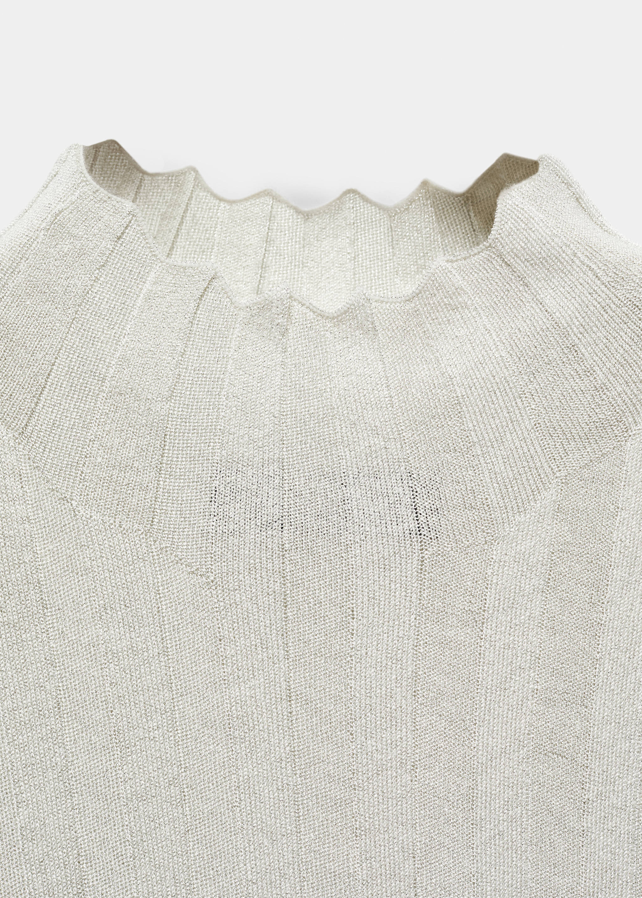Turtleneck ribbed top - Details of the article 8